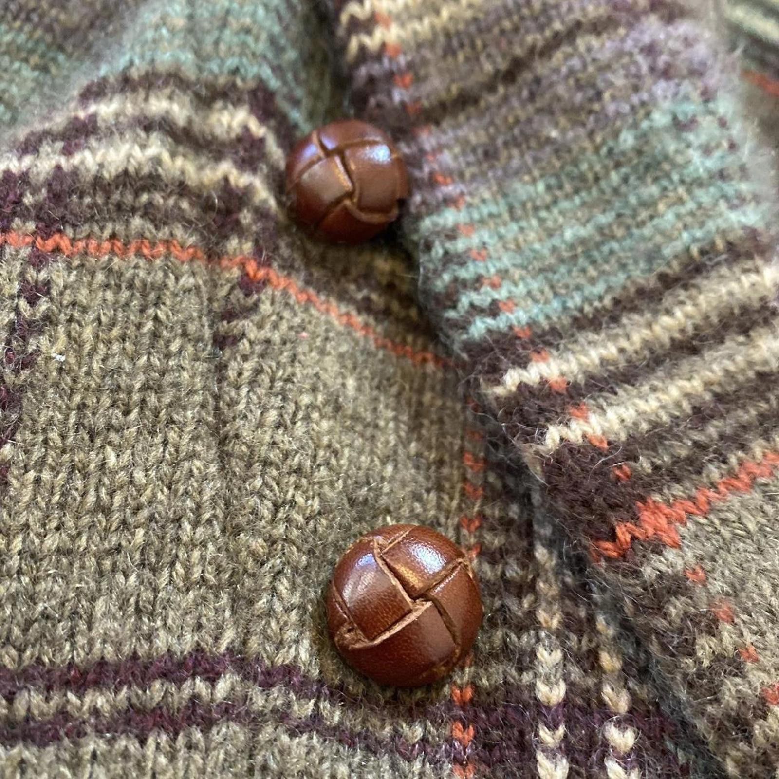 Polo Ralph Lauren Rare Grail polo Ralph Lauren plaid shawl-neck knit cashmere Size US M / EU 48-50 / 2 - 8 Thumbnail