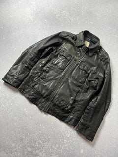 Men's Diesel Leather Jackets | Grailed