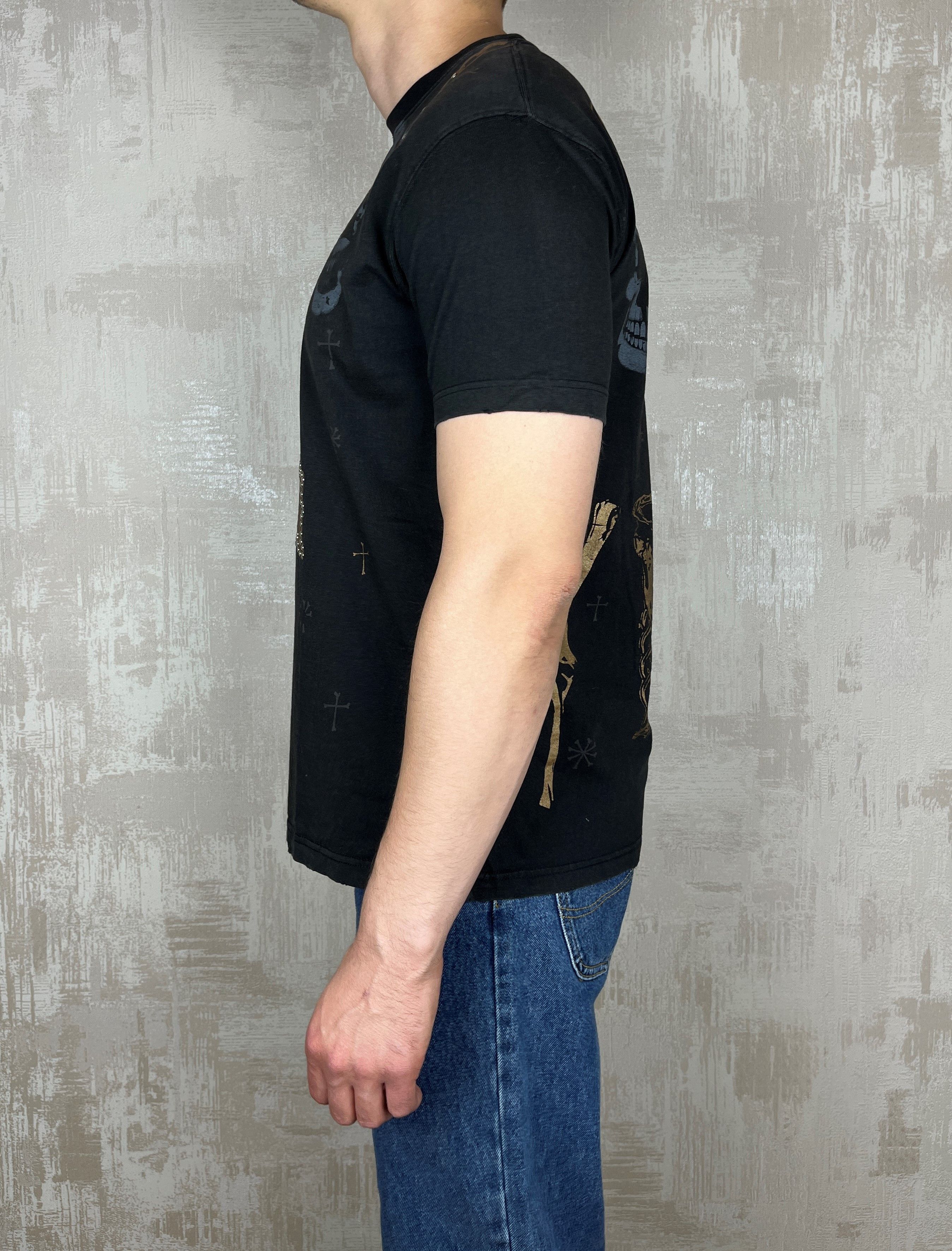 No Fear Vintage No Fear Prestige Apparel Skulls Distressed T-shirt Size US M / EU 48-50 / 2 - 9 Thumbnail