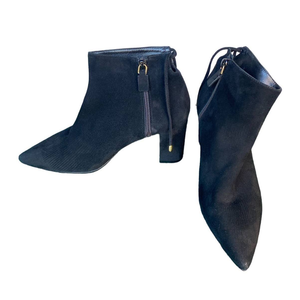 stuart weitzman black ankle boots