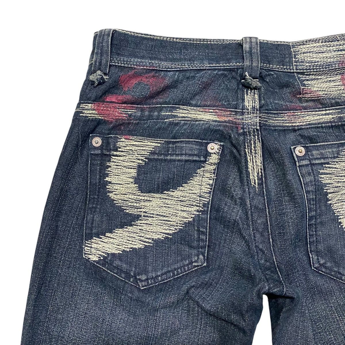 291295=Homme 291295 Homme Denim Low Flare Jeans Size US 30 / EU 46 - 10 Thumbnail