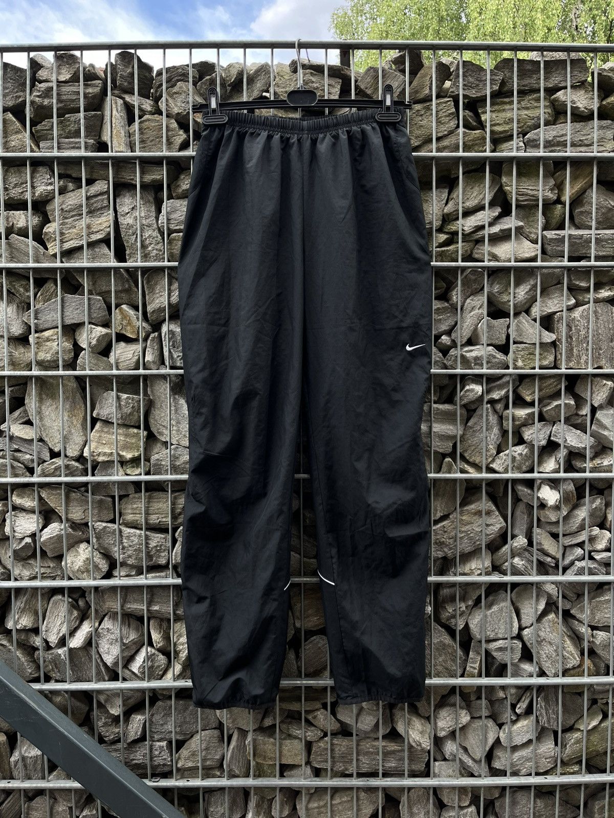 Nike × Vintage Nike Vintage Track Baggy Y2K Nylon Parachute Joggers Pants Size US 32 / EU 48 - 1 Thumbnail