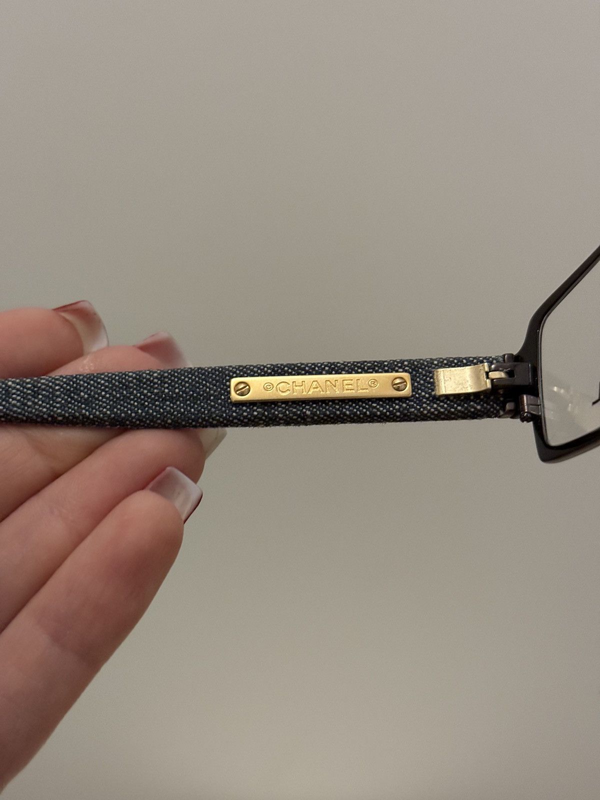 Chanel NEW🚨Chanel CC 2150-T Denim Glasses Titanium Size ONE SIZE - 7 Thumbnail
