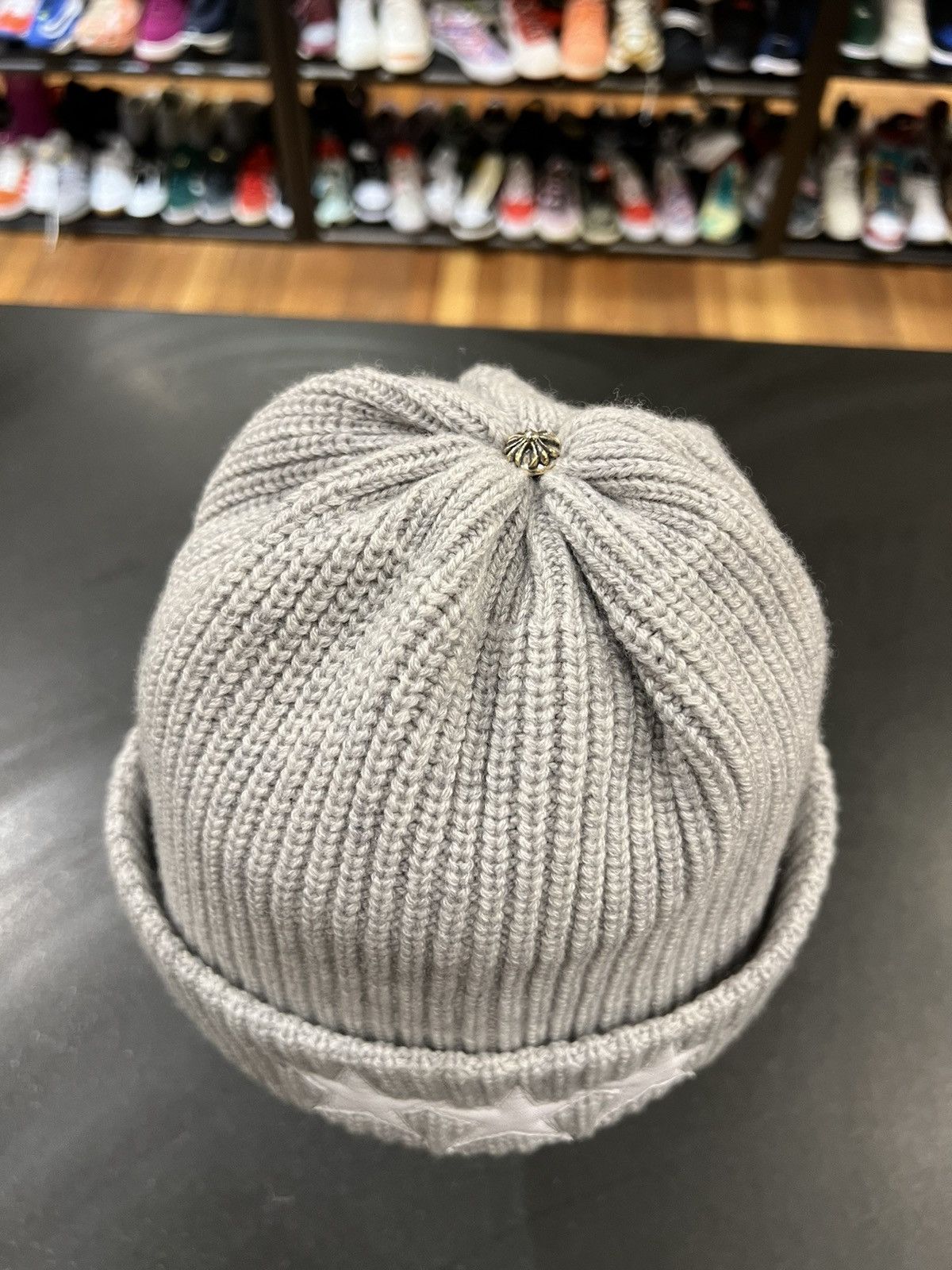 Chrome Hearts Chrome Hearts Sludge Cashmere Knit Star Patch
