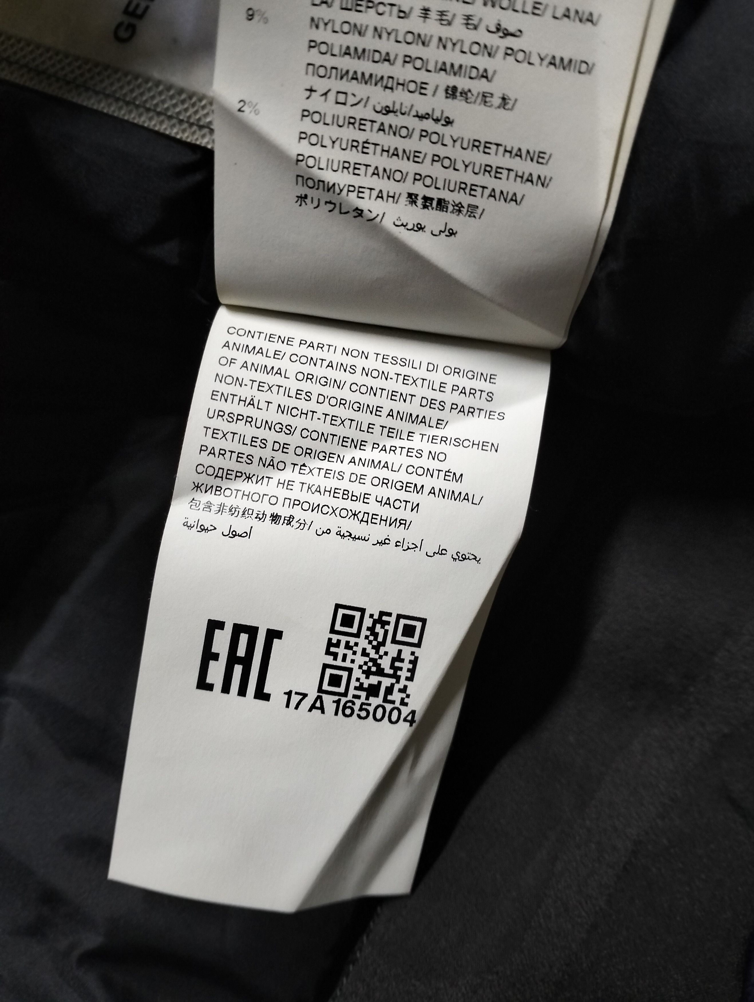 TATRAS Tatras Japan Goose Down Jacket Black Camouflage Size M / US 6-8 / IT 42-44 - 14 Thumbnail