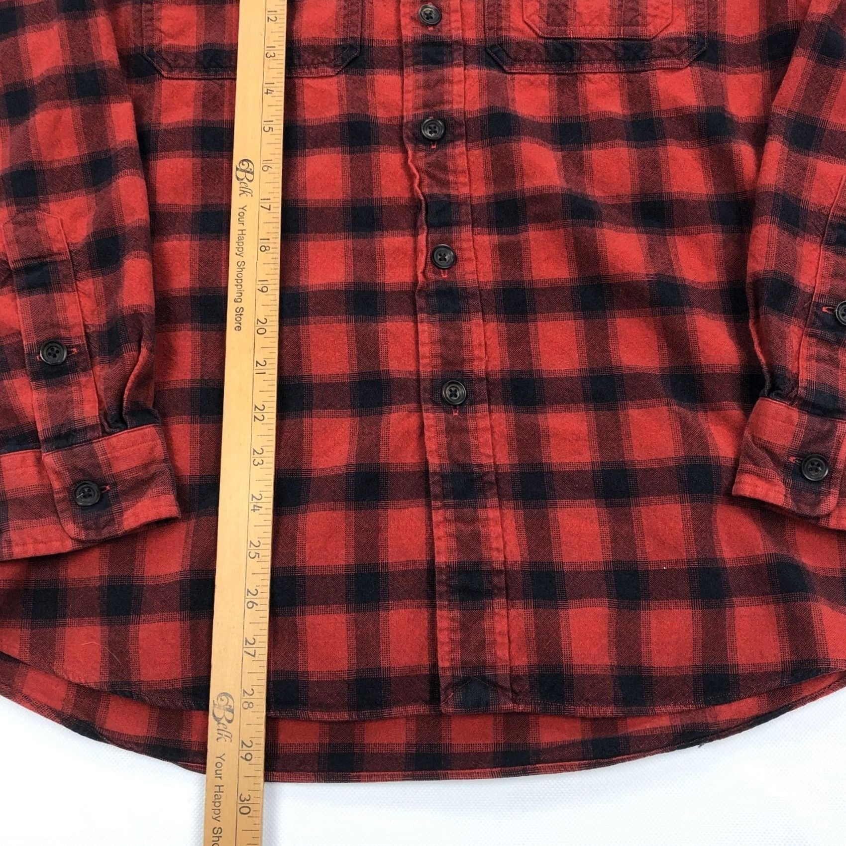 Polo Ralph Lauren Polo Ralph Lauren Men's Red Black Buffalo Plaid Flannel Button-Down Shirt - Casual, Long Sleeve, Cotton, Button-Up, Pocketed, Regular Fit, Size L Size US L / EU 52-54 / 3 - 5 Thumbnail