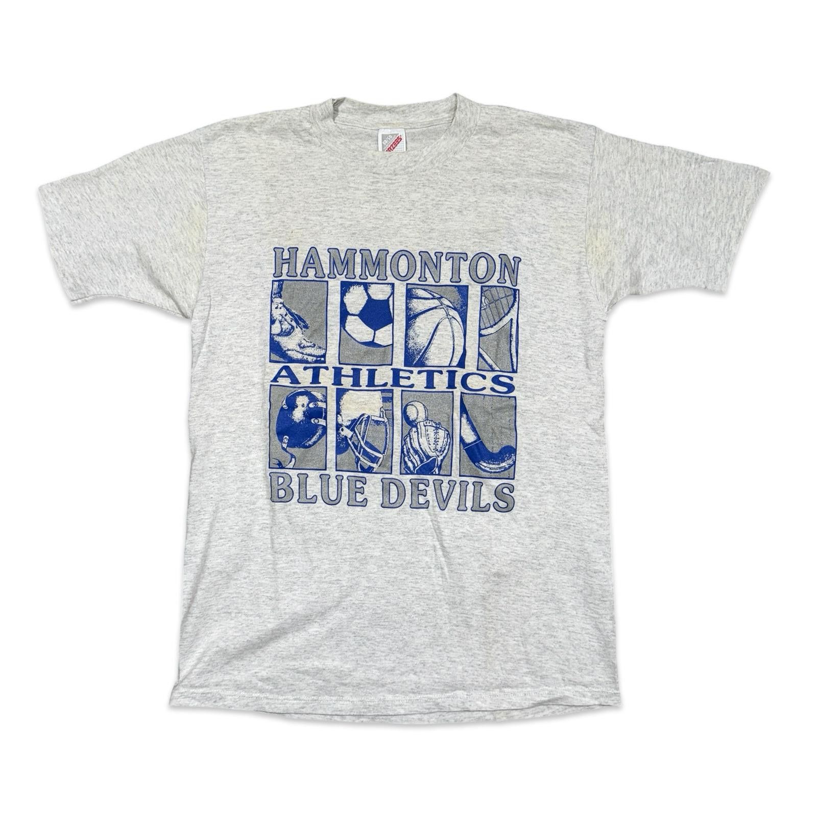 Jerzees Vintage Hammonton Athletics Blue Devils T-Shirt Size US L / EU 52-54 / 3 - 1 Thumbnail