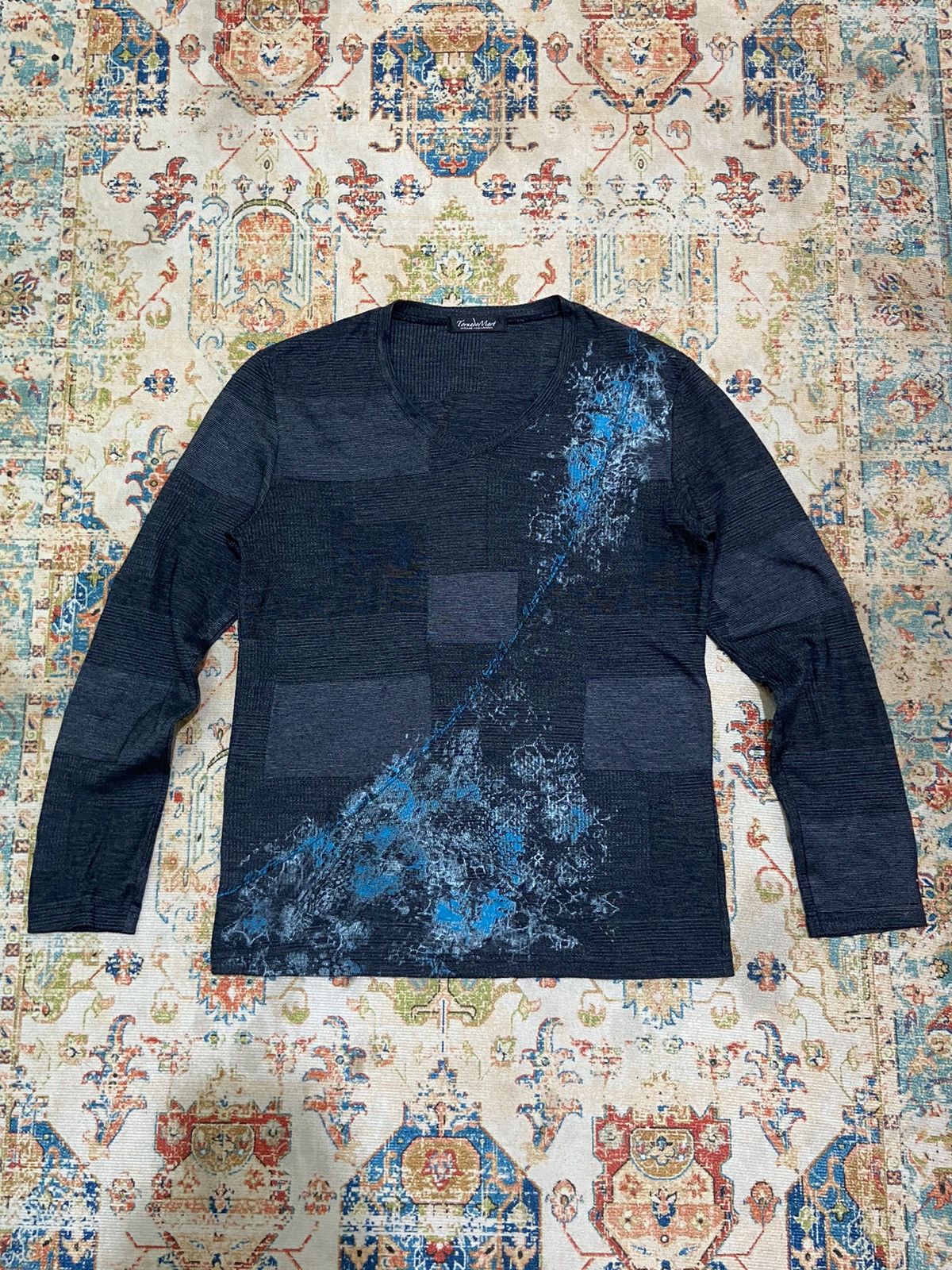 トップス 00s TORNADO MART sleeve shirring tee Y2K TORNADO MART - shirring top