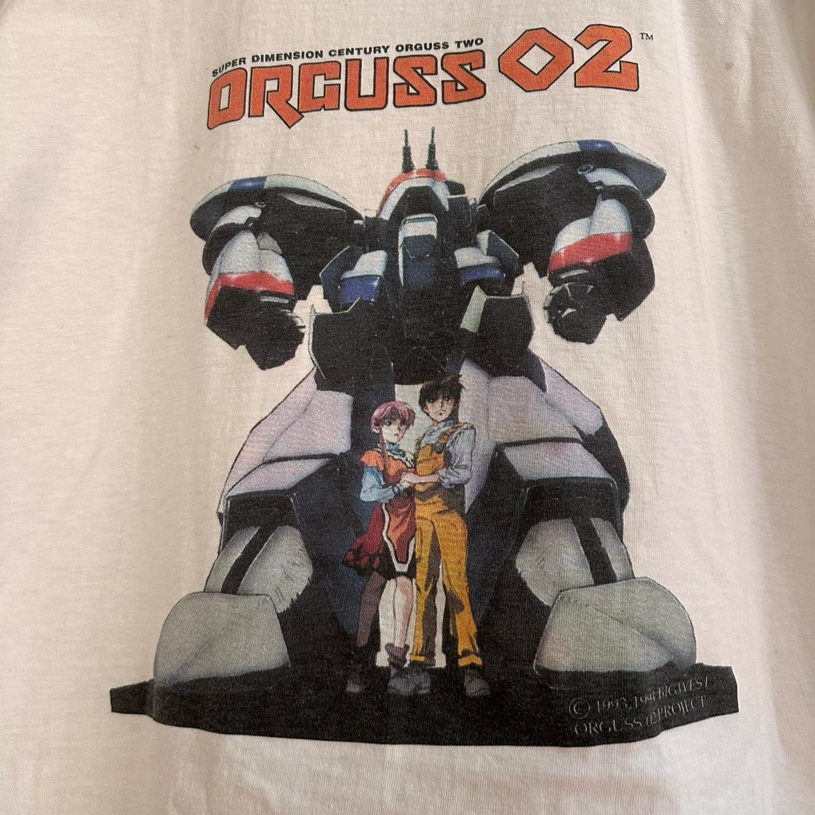 Fruit Of The Loom × Vintage Vintage The Super Dimension Century Orguss 02 Anime Shirt Size US XL / EU 56 / 4 - 3 Thumbnail