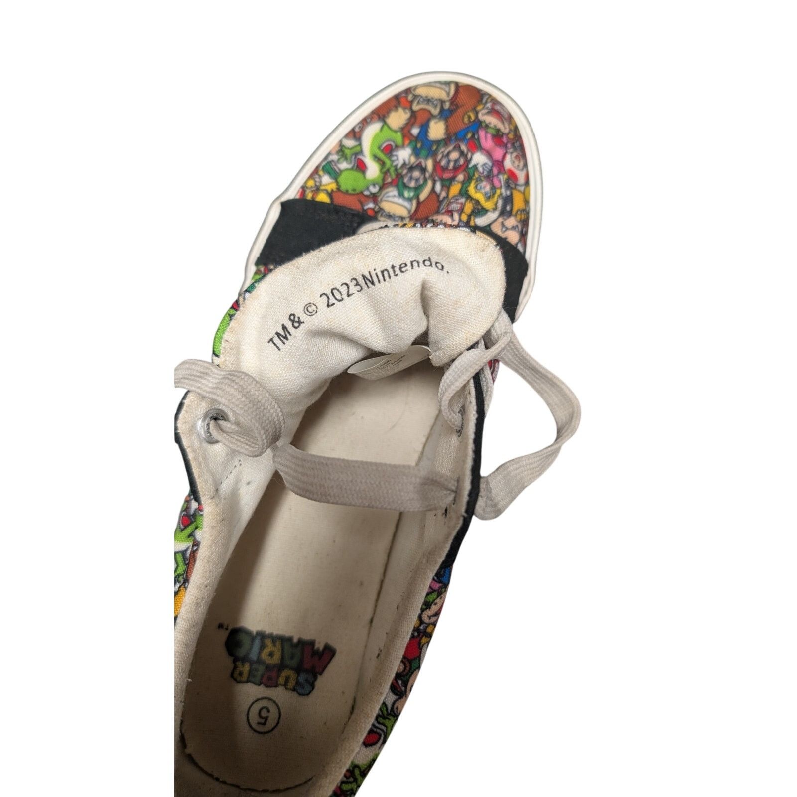 Nintendo Ground Up Youth Size 5 Super Mario Bros Lace-up Sneakers Size US 6.5 / IT 36.5 - 8 Thumbnail
