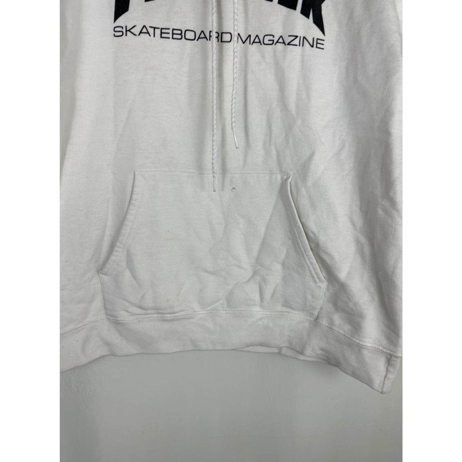 Thrasher Thrasher Hoodie Mens Small White Flaw Small Hole Pullover Hoodie Skateboarding Mag Tee? Size US S / EU 44-46 / 1 - 5 Thumbnail