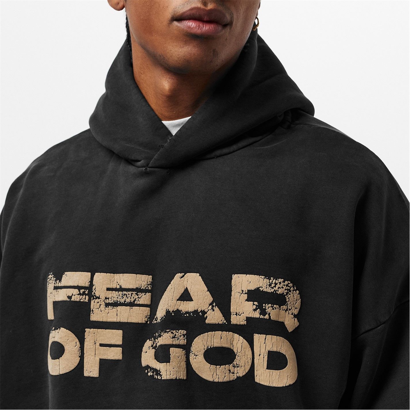 Fear of God o1g2r1mq0426 Over the Head Hoodie in Black Size US XL / EU 56 / 4 - 3 Thumbnail