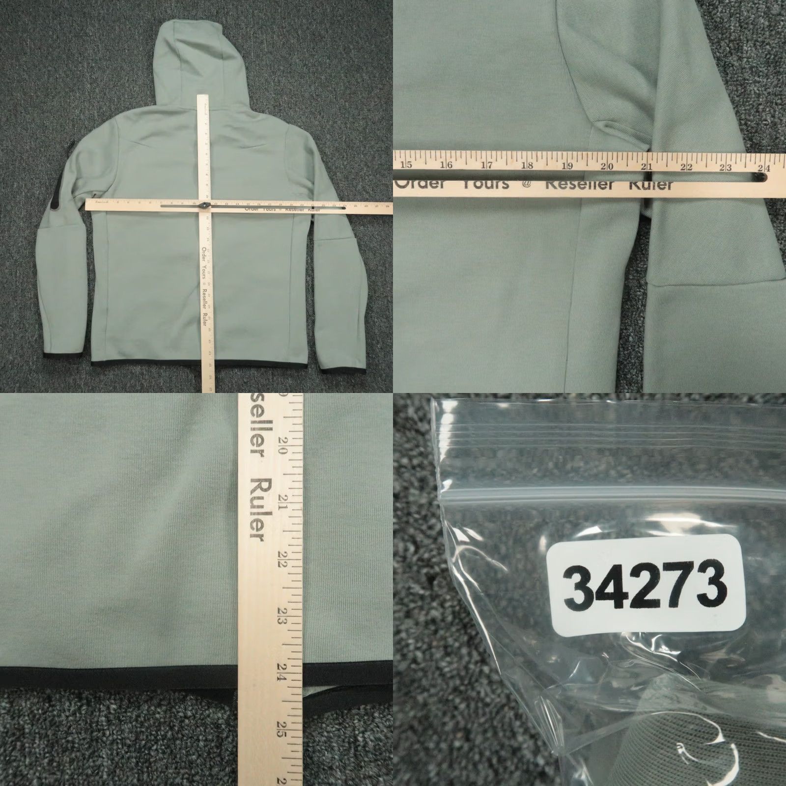 Nike Nike Hoodie Mens Mica Green Full Zip Tech Fleece Windrunner NSW Weather Jacket Size US M / EU 48-50 / 2 - 8 Thumbnail