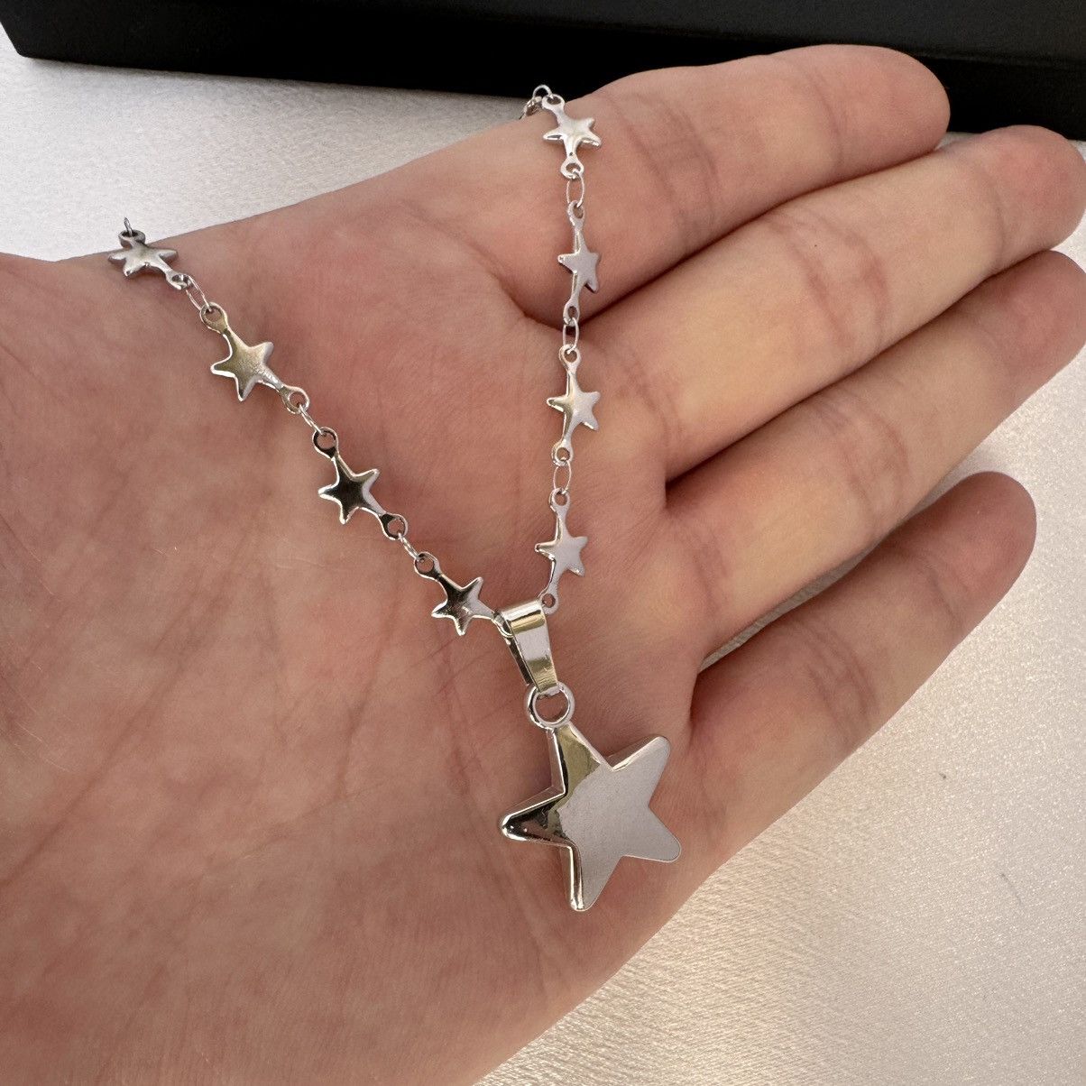 Other Silver Pentagram Star Pendant Necklace for Women Size ONE SIZE - 4 Thumbnail