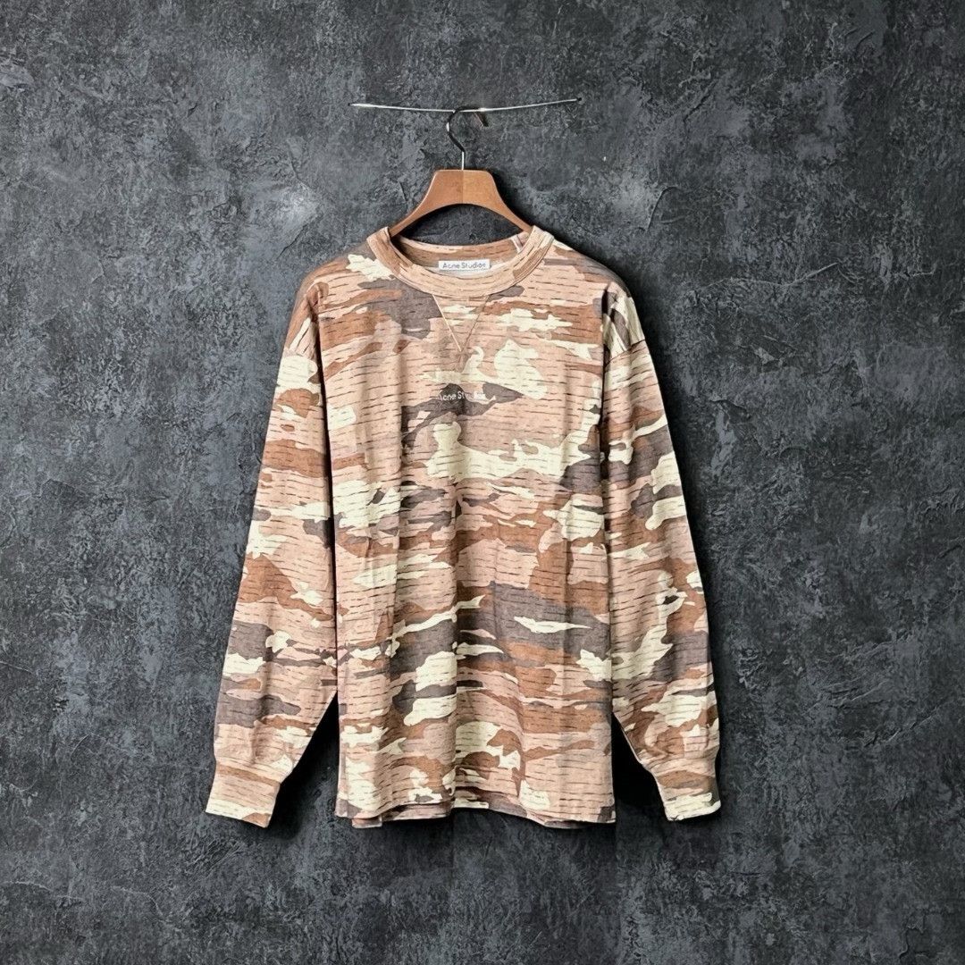 Acne Studios Acne Studios Cotton Camo T-Shirt m Men Size US M / EU 48-50 / 2 - 1 Thumbnail