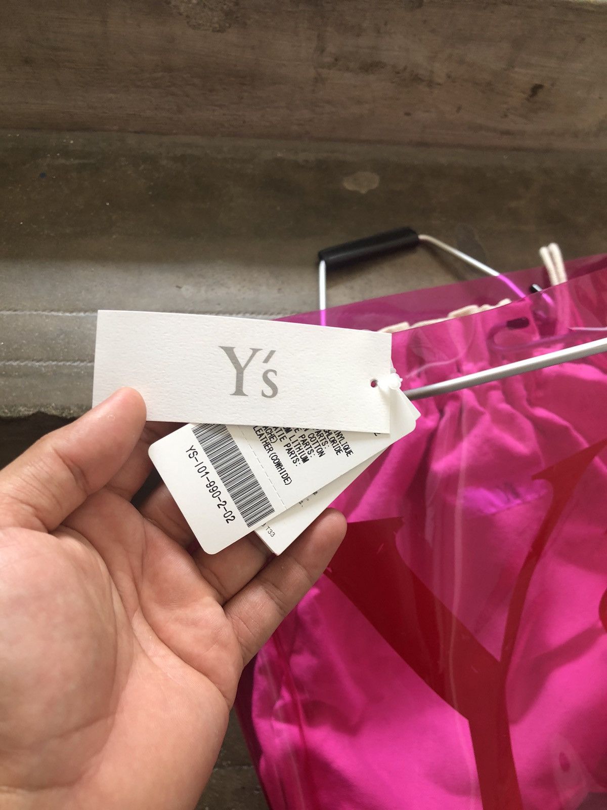 Yohji Yamamoto Rare❗️Ys by Yohji Yamamoto Big Logo Transparent PVC Tote Bag Size ONE SIZE - 15 Thumbnail