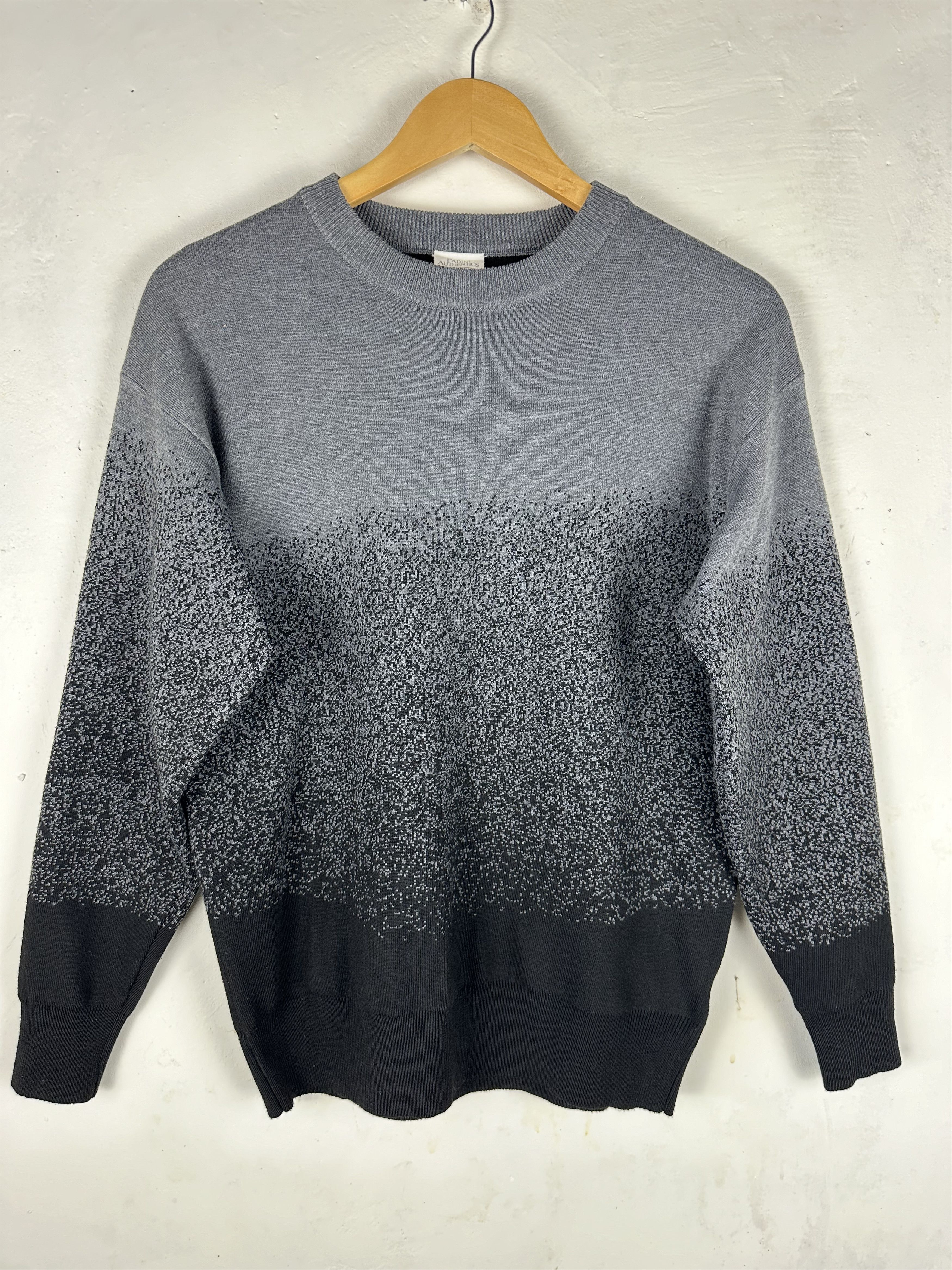 Japanese Brand SWEATSHIRTS MOHAIR STYLE STREETWEAR GREY BLACK Size US S / EU 44-46 / 1 - 4 Thumbnail