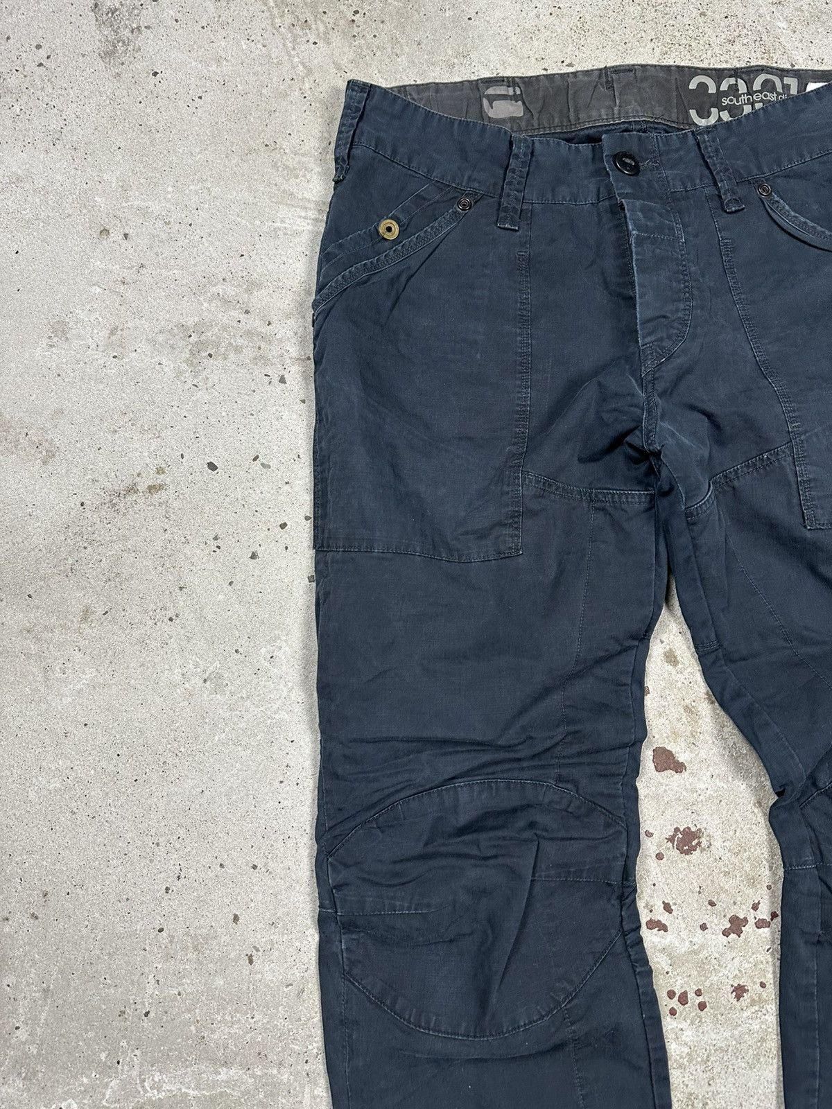 G-Star × Japanese Brand × Vintage Vintage Y2K G Star Raw Fire Elwood Narrow Pants Size US 32 / EU 48 - 10 Thumbnail