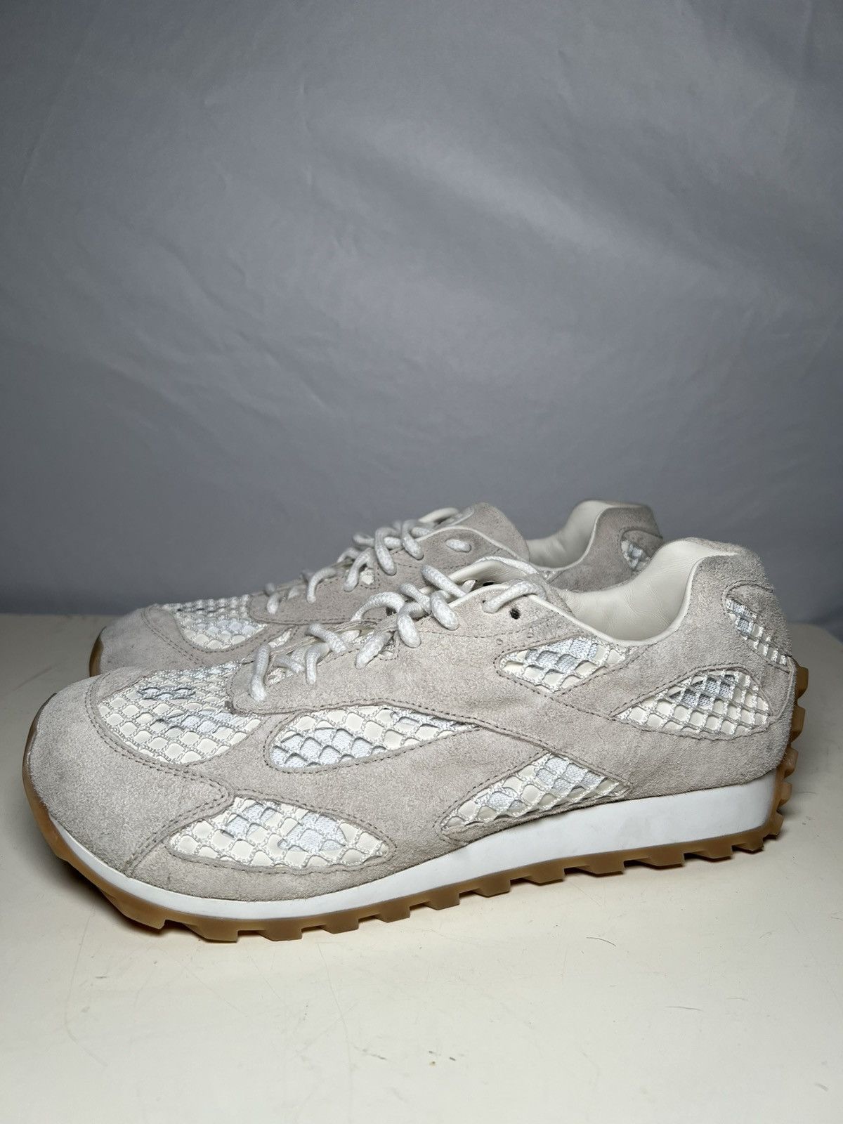 Bottega Veneta Bottega Veneta Orbit Suede Leather Sneakers Size US 10 / IT 40 - 1 Thumbnail