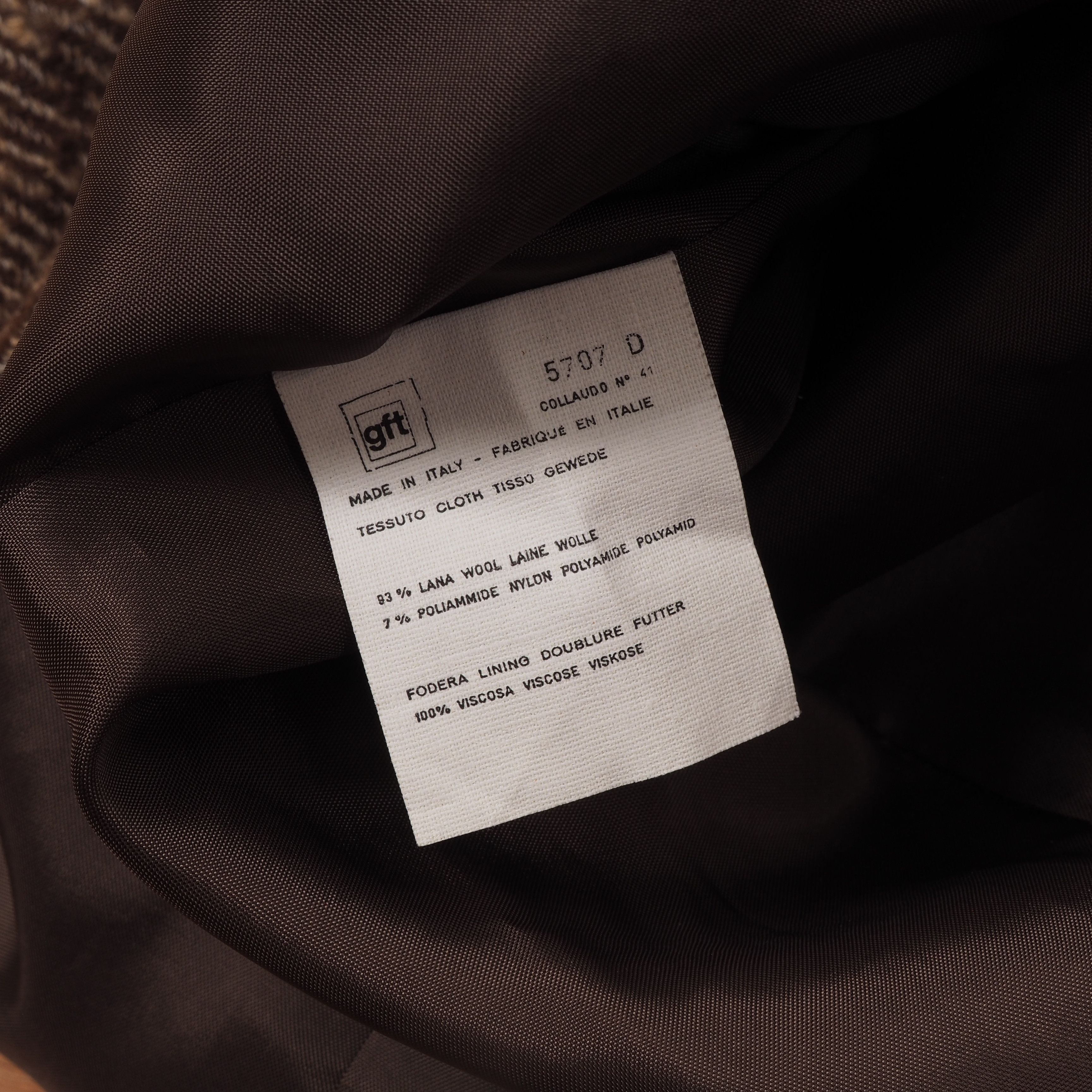 Valentino × Vintage Valentino Miss V Vintage Brown Tweed Designer Blazer Jacket Size L / US 10 / IT 46 - 7 Thumbnail