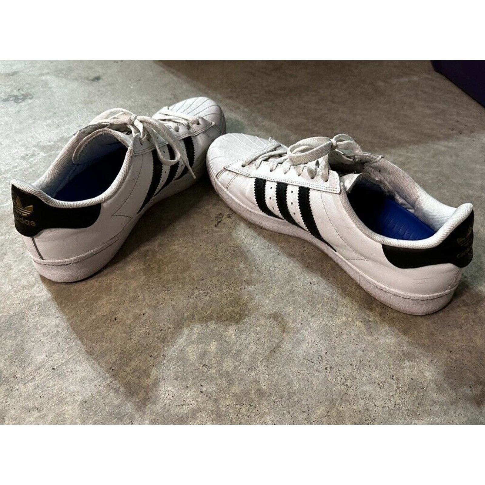 Adidas Size 9.5 - Adidas Superstar White Classic Sneaker Size US 9.5 / EU 42-43 - 6 Thumbnail