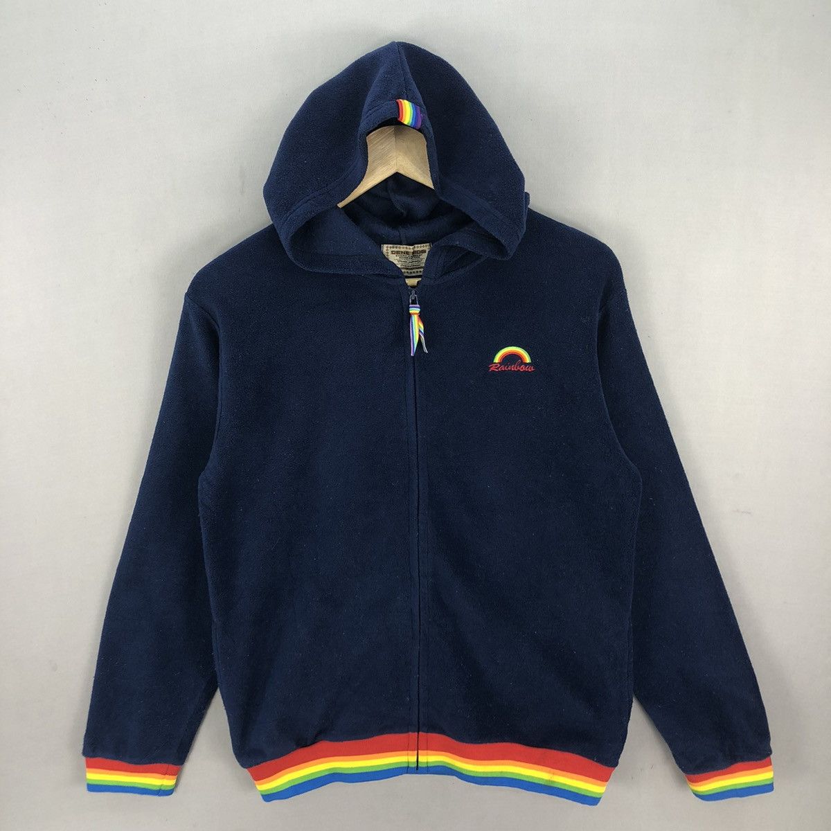Japanese Brand Rainbow Pride Hoodie Fleece Jacket Size US S / EU 44-46 / 1 - 1 Thumbnail