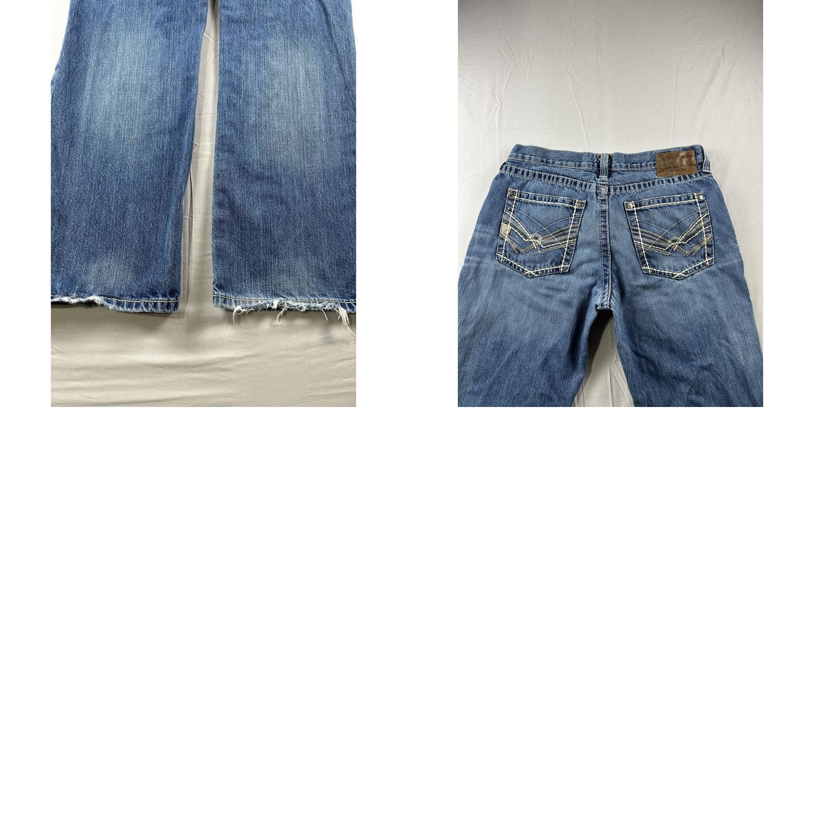 Ariat Ariat Jeans Mens 34X31 Blue Denim Bootcut Western Cowboy Workwear Pants Size US 34 / EU 50 - 8 Thumbnail