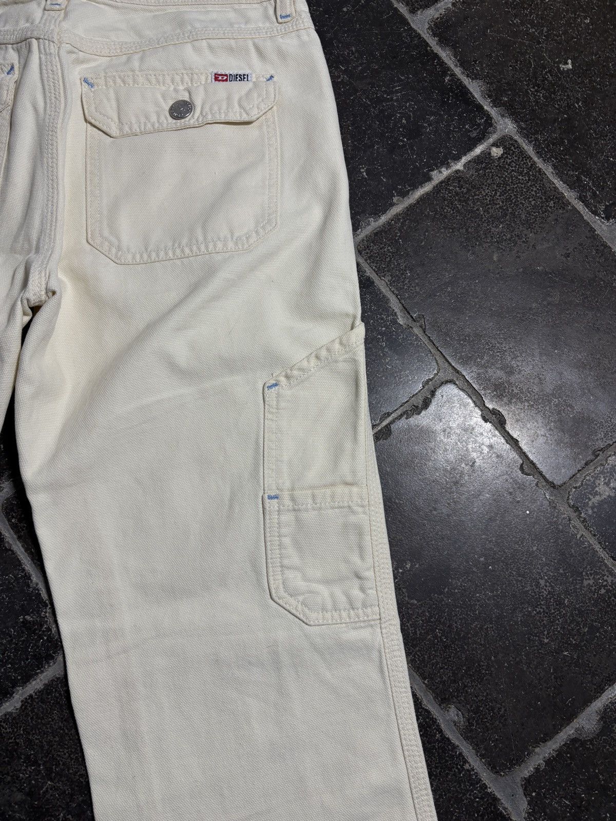 Diesel Vintage Diesel Jeans Off White Denim Made in Italy Walling Size 26" / US 2 / IT 38 - 18 Thumbnail