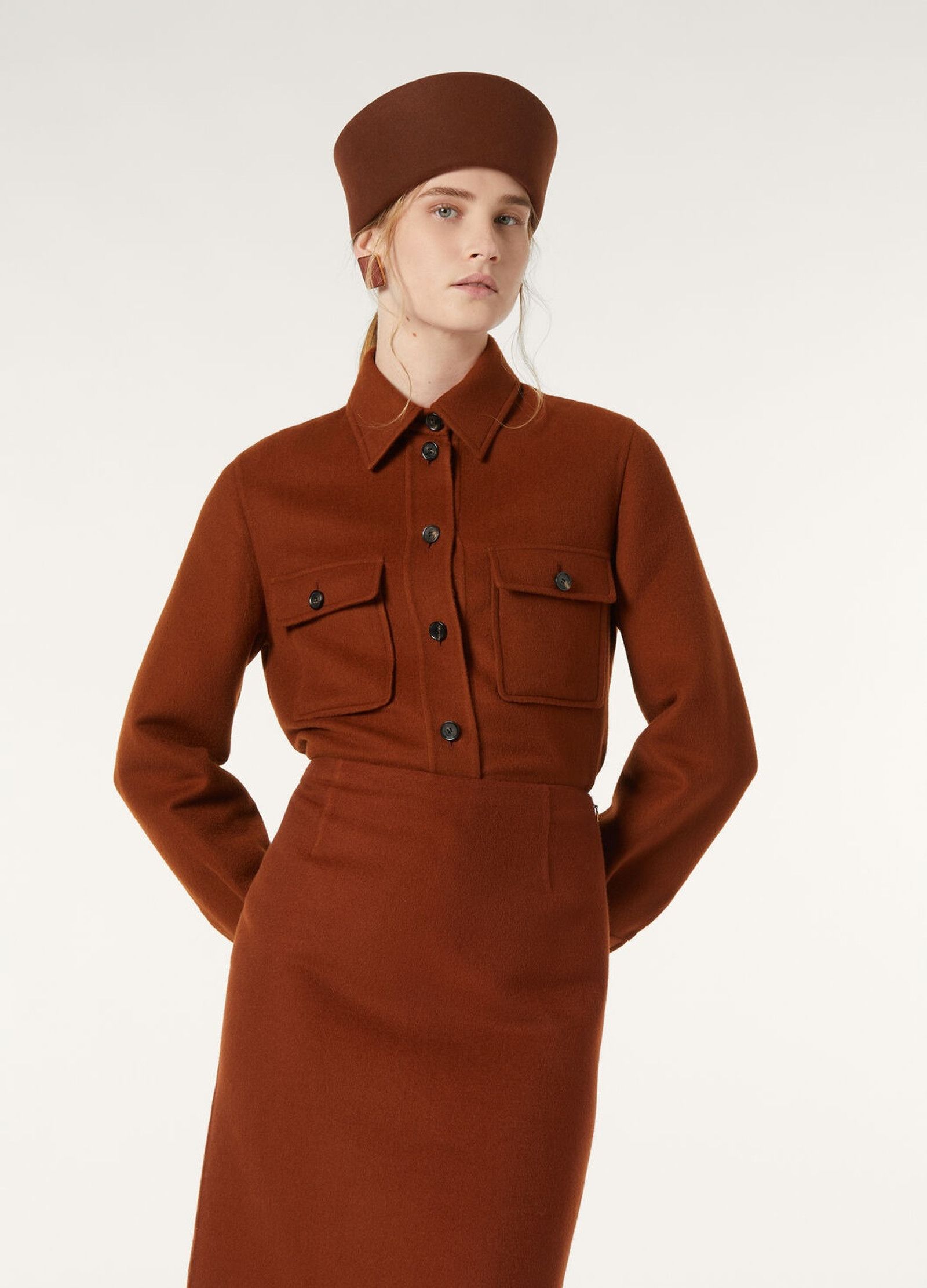 Loro Piana o1srvl11e0526 FAP0430 Yannis Overshirt In Red Size S / US 4 / IT 40 - 4 Thumbnail