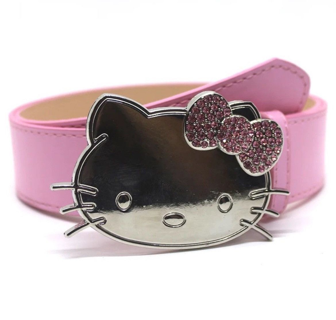 Leather Hello Kitty Pu Leather Belt Size ONE SIZE - 3 Thumbnail