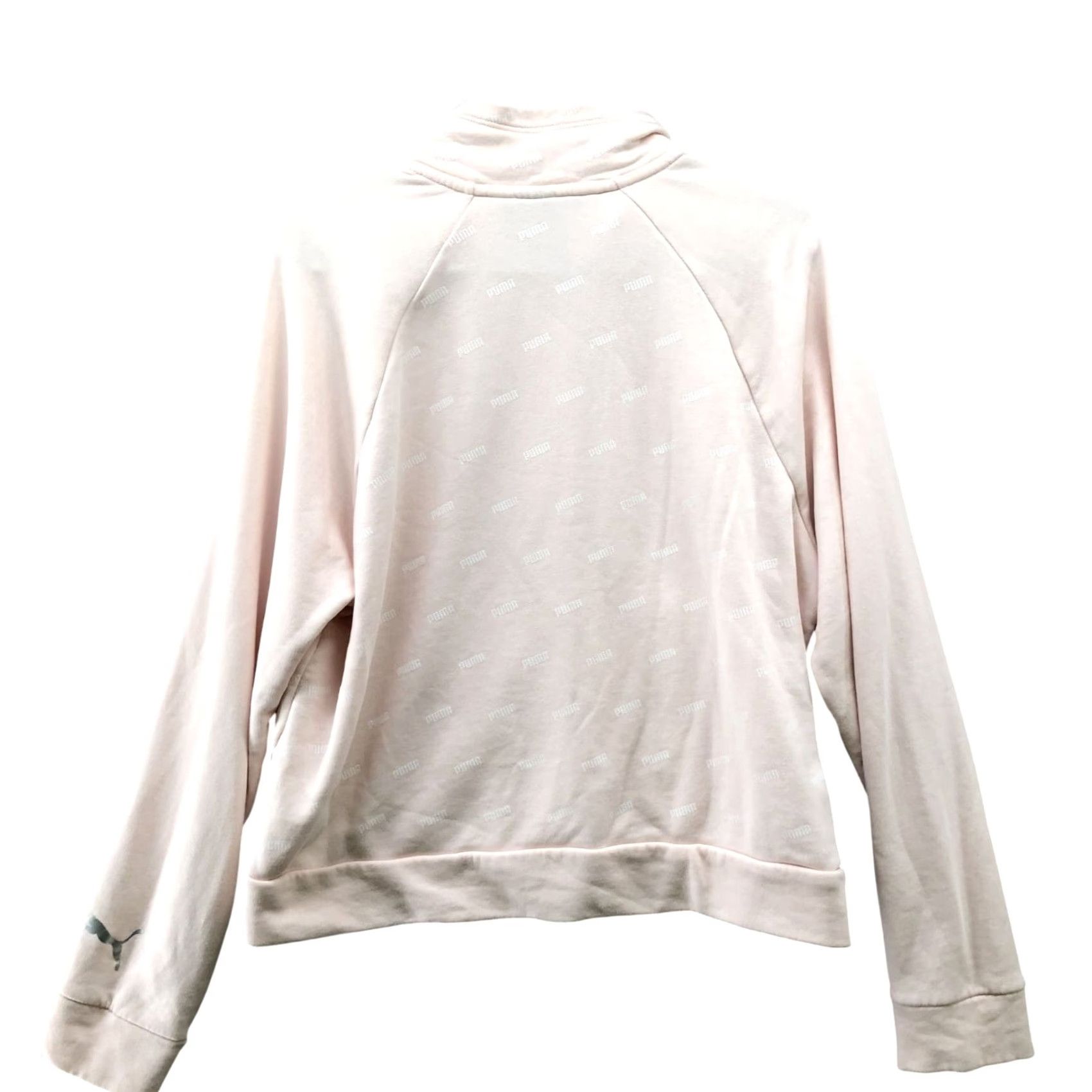 Puma Puma 1/2 Zip Sweatshirt Womens L Light Pink Active Mock Neck Pullover Zip Sweatshirt Body Activewear Womens L Pink Size L / US 10 / IT 46 - 2 Thumbnail