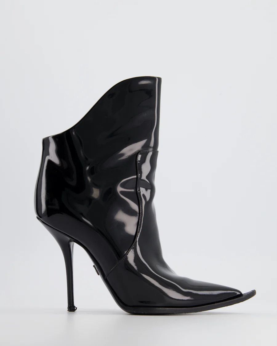 Dolce & Gabbana o1y0825 Spike Heel Ankle Boots in Black Size US 5.5 / IT 35.5 - 1 Thumbnail