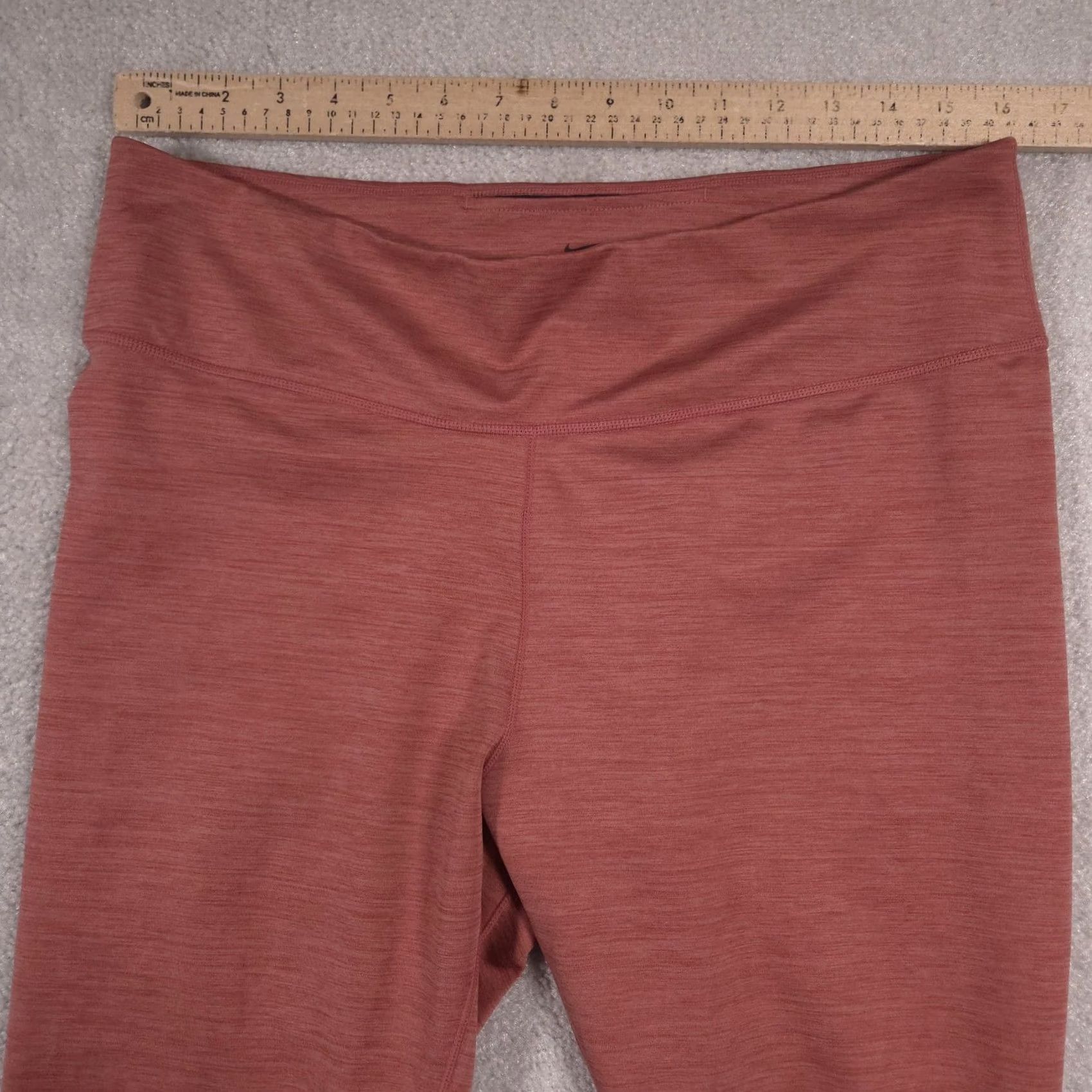 Nike Nike Leggings Womens XXL Brown Dri-FIT High Rise Ankle Yoga Gym Pants Athletic Size 40" / US 18 - 5 Thumbnail