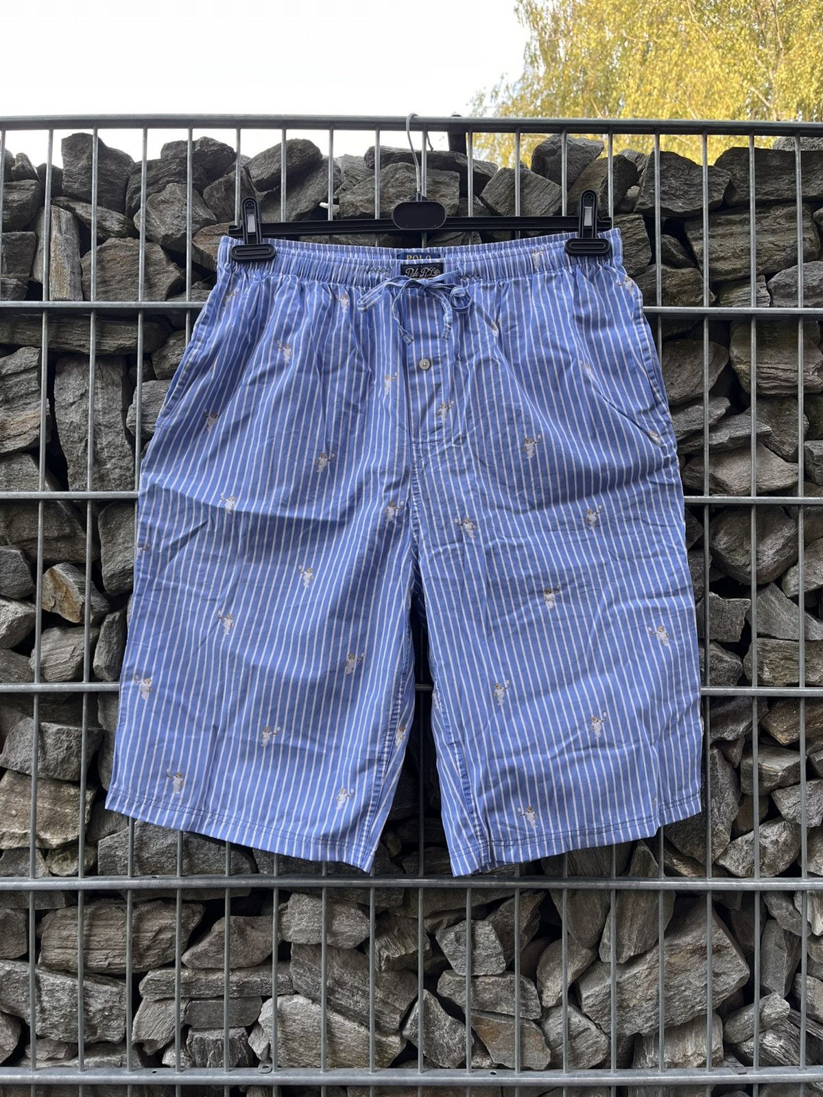 Polo Ralph Lauren Polo Ralph Lauren Bear Monogram Rare Shorts Old money Luxury Size US 36 / EU 52 - 1 Thumbnail