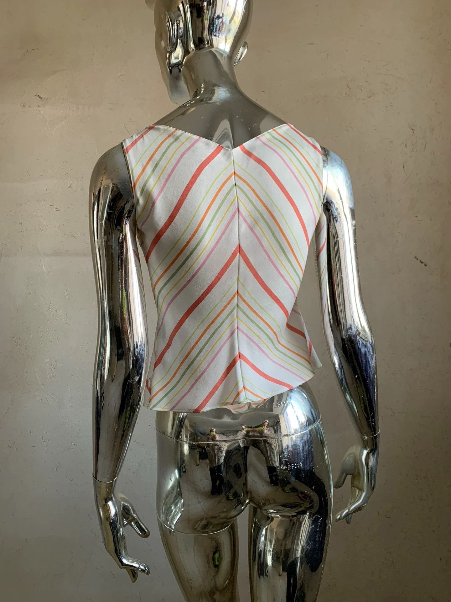 Burberry Burberry BL Vintage Silk Scarf Striped Unworn Top Size XS / US 0-2 / IT 36-38 - 5 Thumbnail