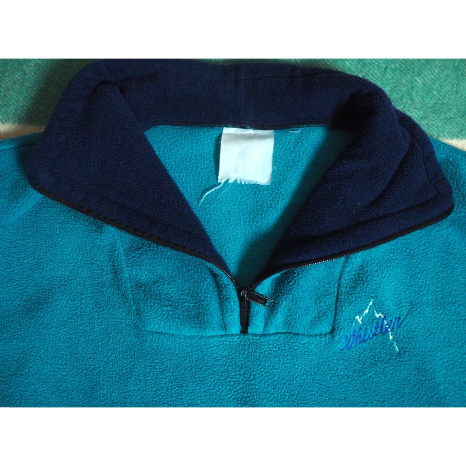 Whistles **VTG 80s Glacier Wind Whistler Ski Teal 1/4 Zip Jacket Mens XL** User: VTG 80s Glacier Wind Whistler Ski Teal 1/4 Zip Fleece Jacket Mens XL Size US XL / EU 56 / 4 - 2 Thumbnail