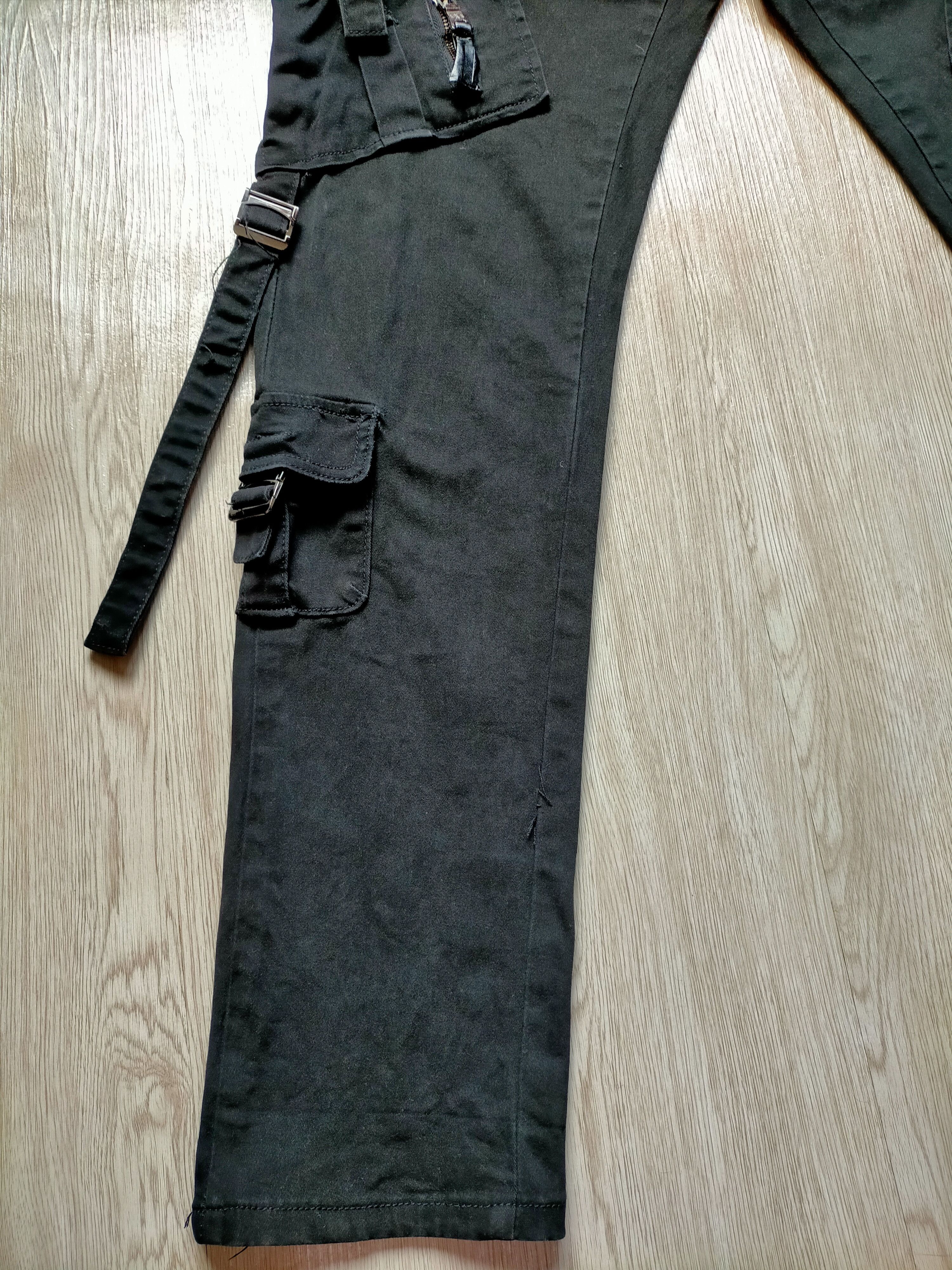 If Six Was Nine × Japanese Brand Smugglers Moon Multipocket zipped Bondage Punk Stretch Cargo Size US 33 - 7 Thumbnail
