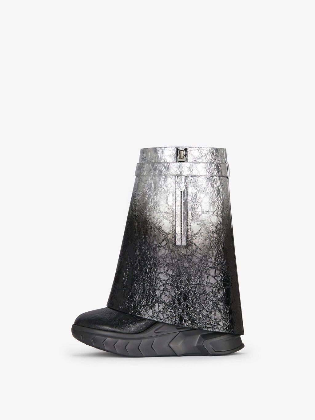 Givenchy o1w1db10525 Shark Lock Biker Ankle Boots in Multicolor Size US 6 / IT 36 - 3 Thumbnail