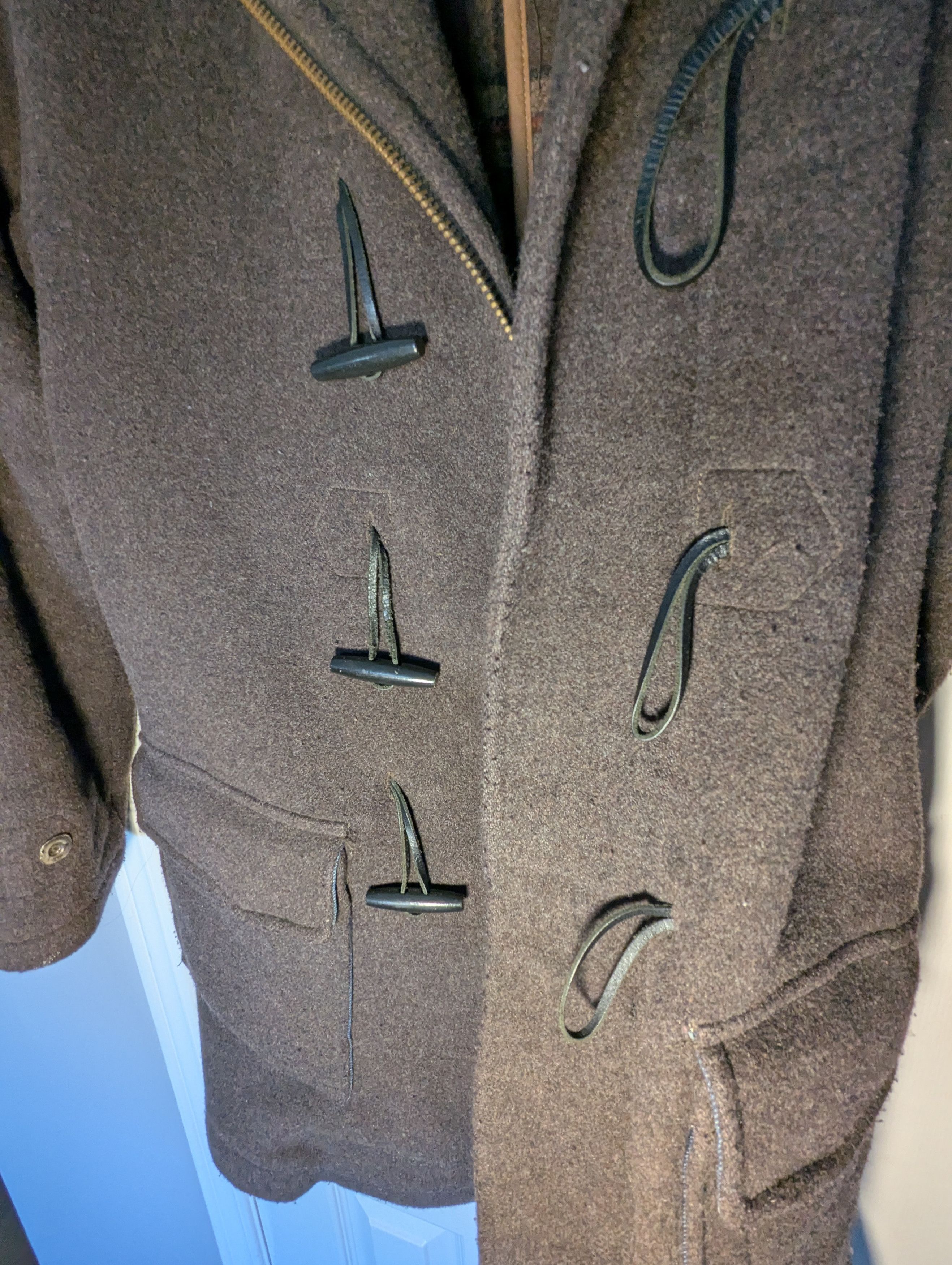 Tommy Hilfiger Woolen Hoodie.Coat Vintage Size US M / EU 48-50 / 2 - 3 Thumbnail
