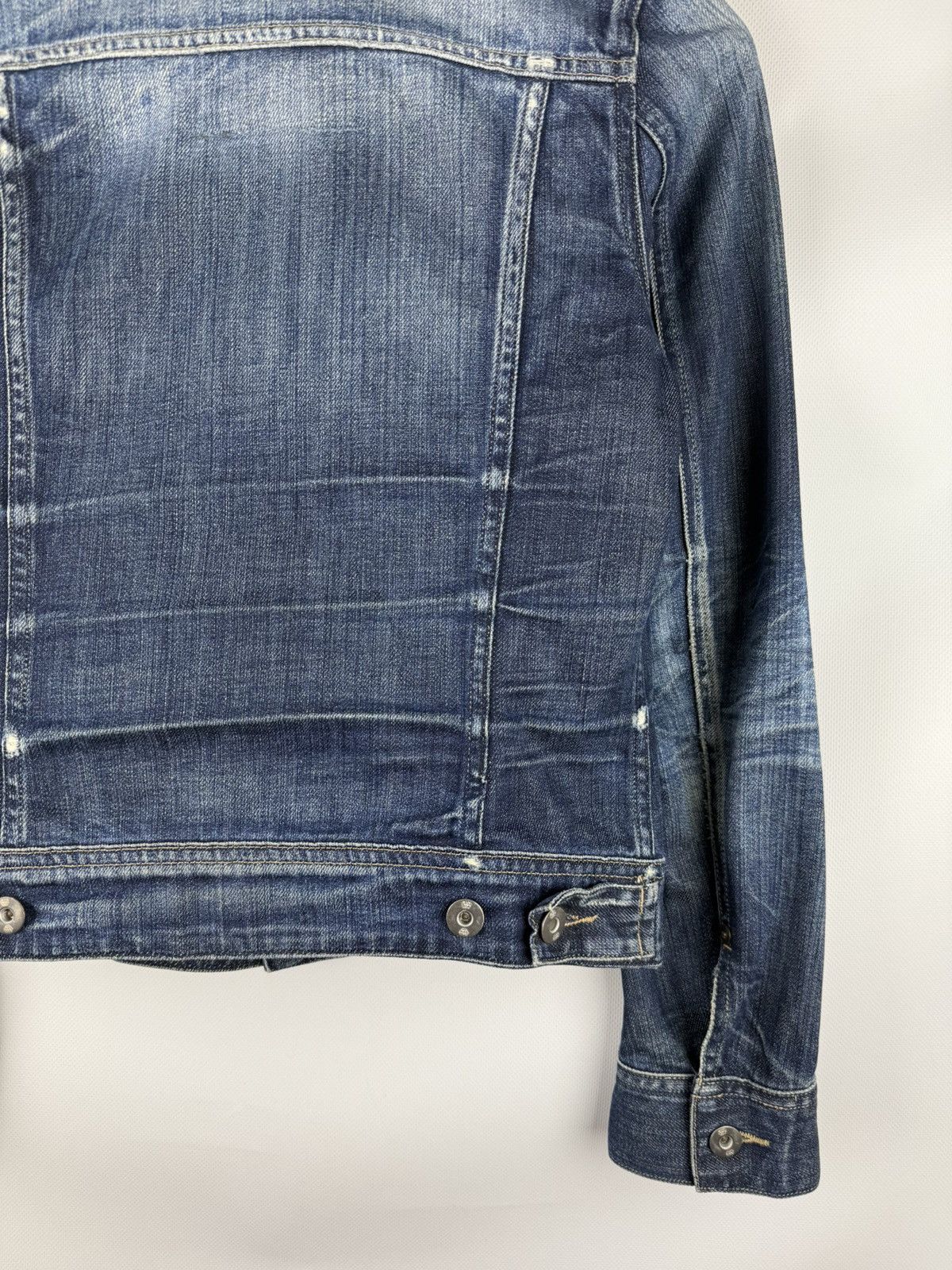 G-Star G Star Raw Ladie Slim Tailor Denim Distressed Trucker Jacket Size S / US 4 / IT 40 - 18 Thumbnail