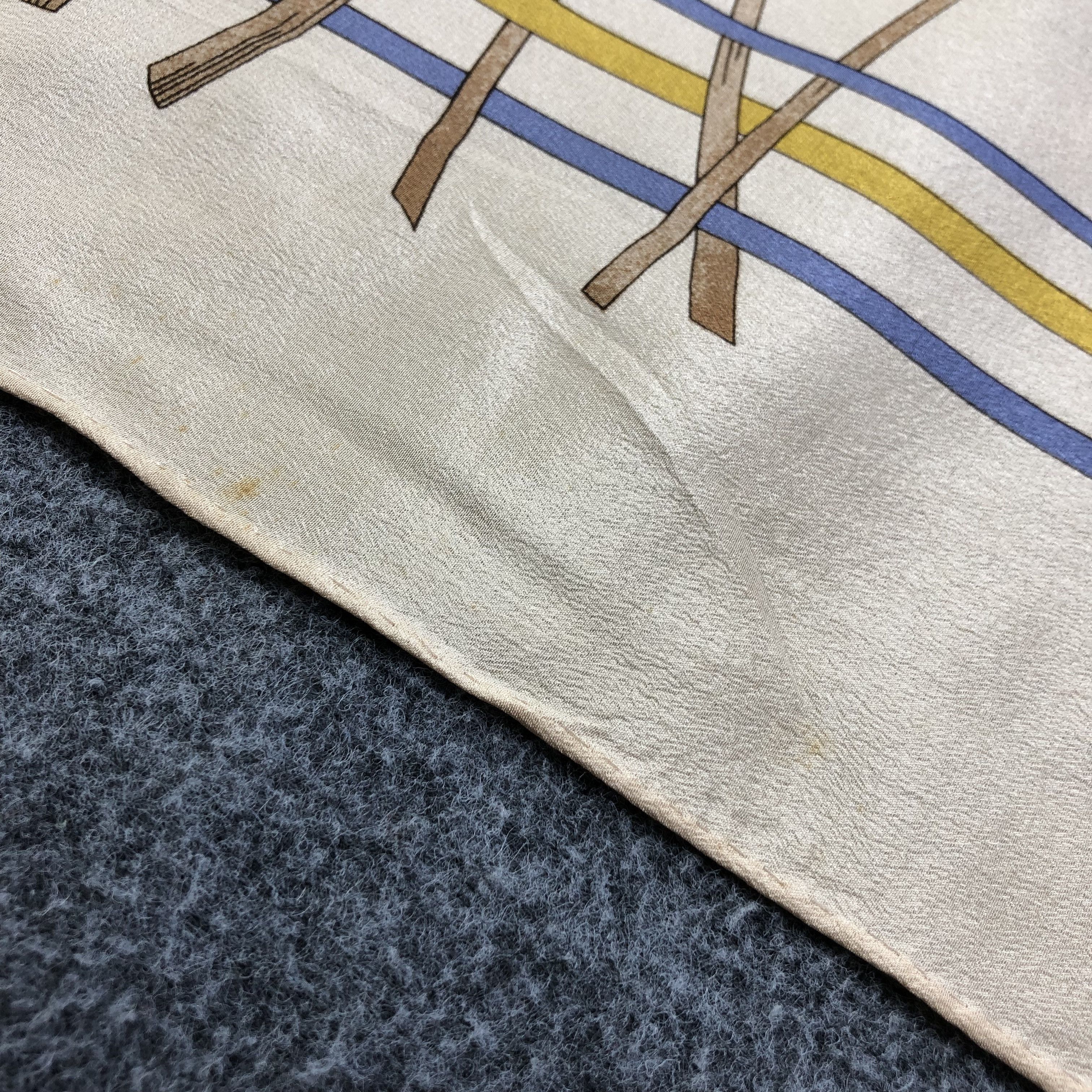 Vintage Vintage J.G Dubois Silk Scarf M633 Size ONE SIZE - 5 Thumbnail