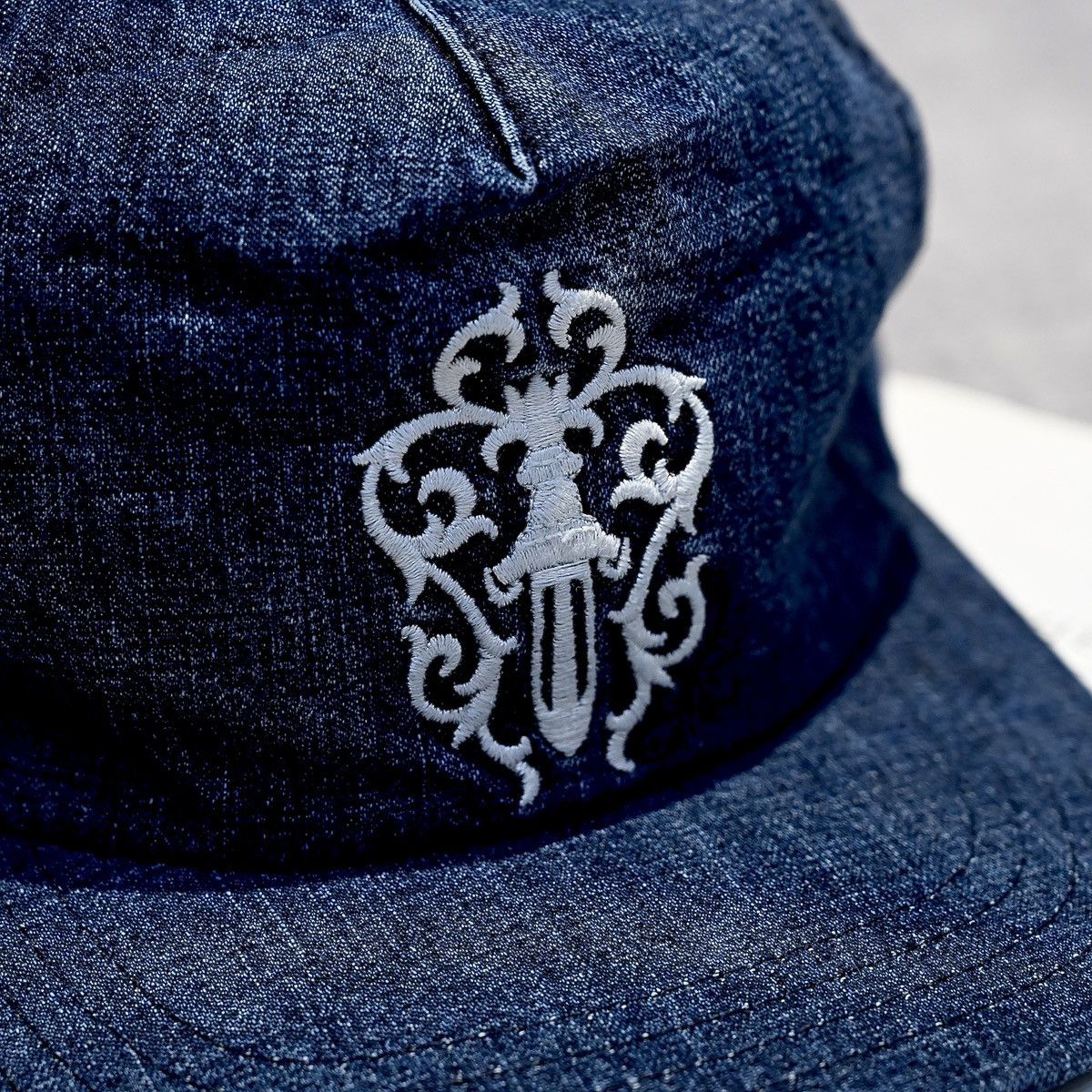 Chrome Hearts CHROME HEARTS SLOUCHY 5 PANEL CAP DENIM Size ONE SIZE - 3 Thumbnail