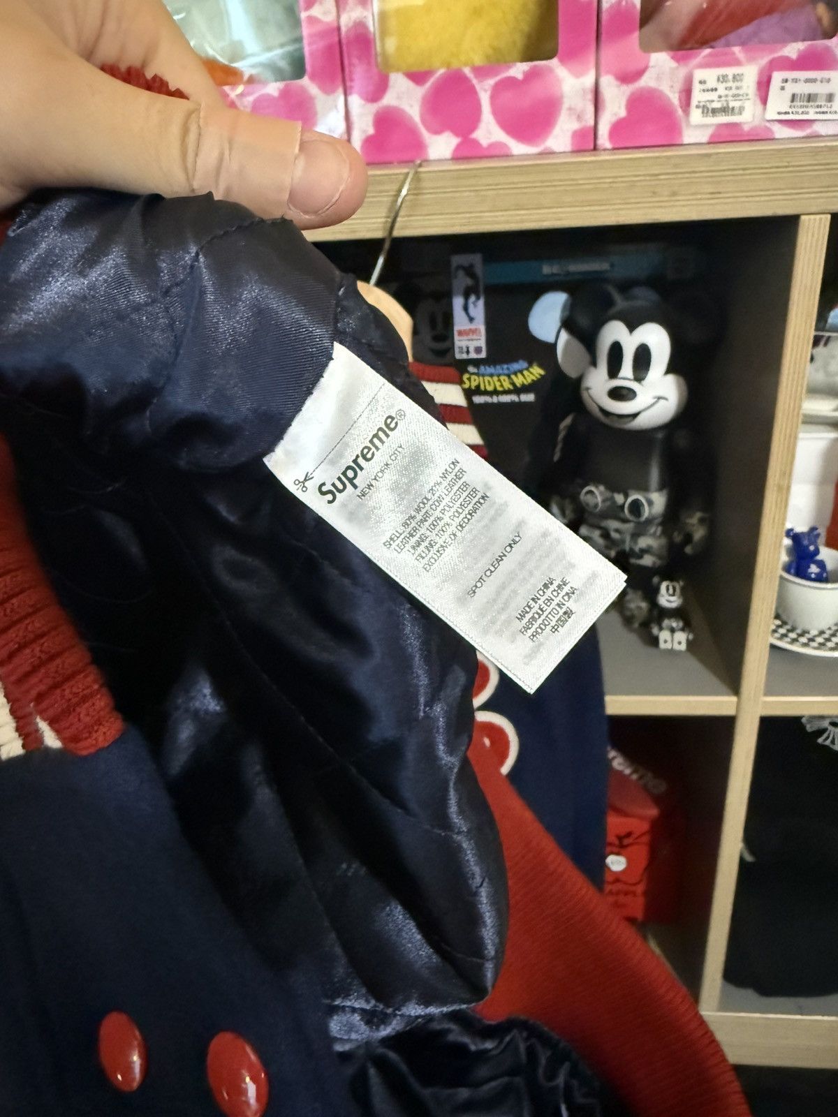 Supreme Supreme Navy Drill Team Varsity Jacket Size US L / EU 52-54 / 3 - 6 Thumbnail