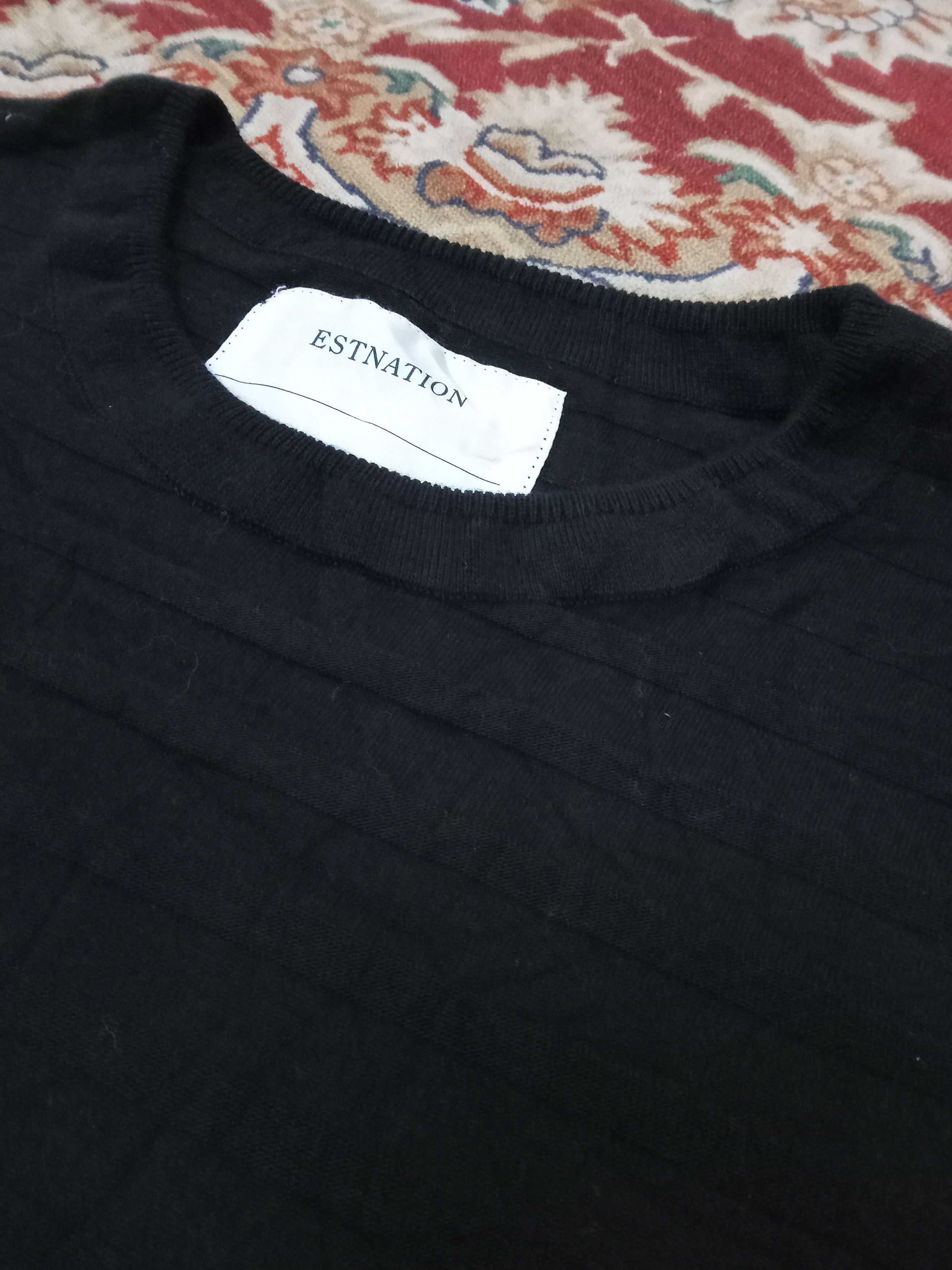 Japanese Brand Estnation Stripe Rare Design T Shirt Size US M / EU 48-50 / 2 - 3 Thumbnail