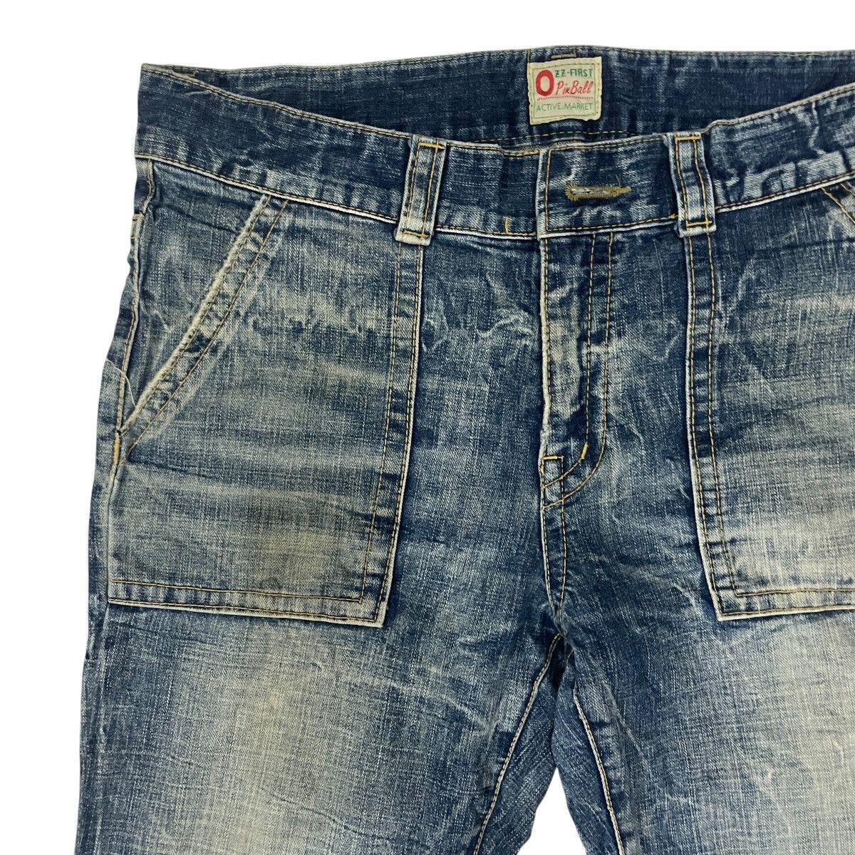Other Vintage Pinball Workwear Denim Jeans Size US 35 - 2 Thumbnail