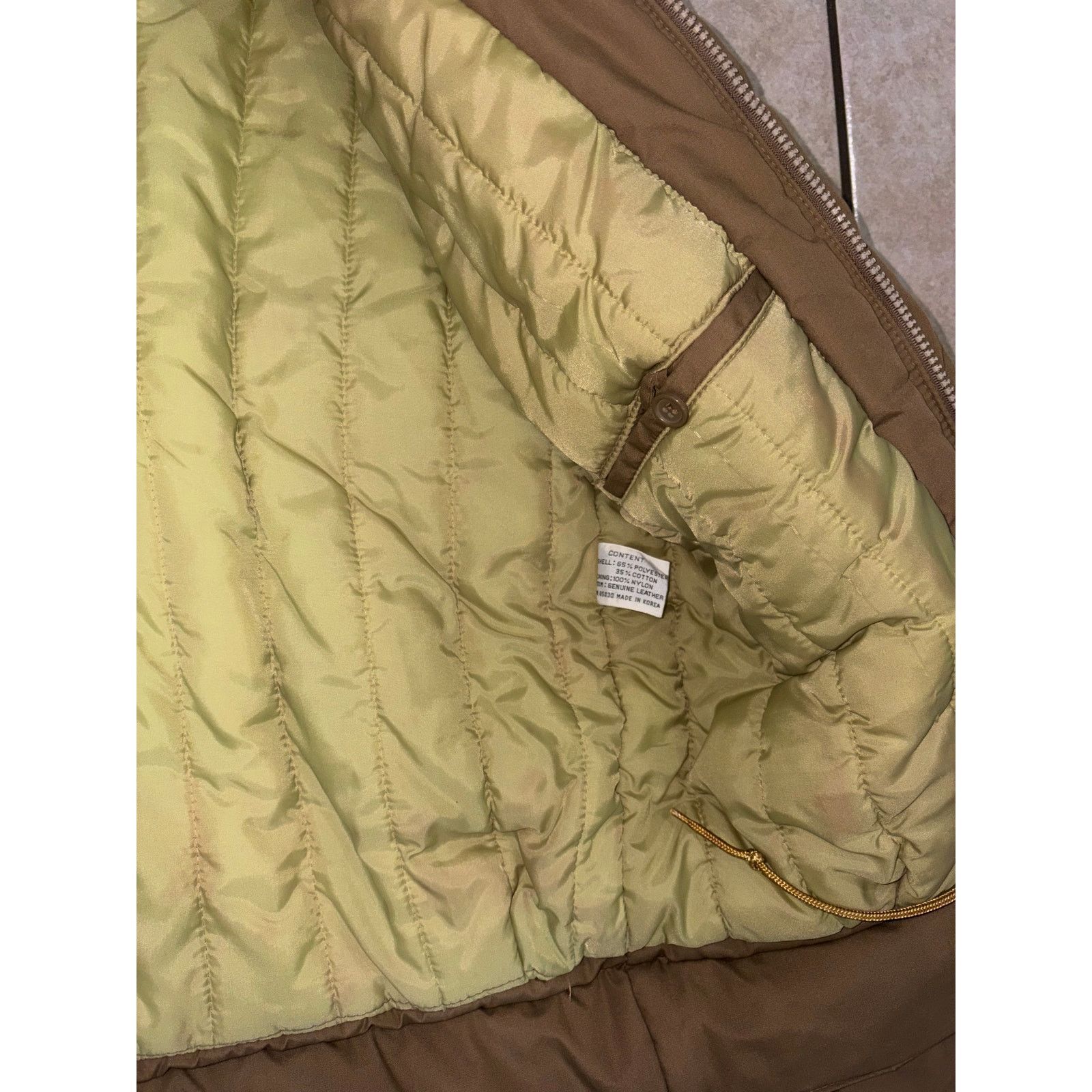 Vintage Vintage William Barry bomber medium Korea beige jacket Size US M / EU 48-50 / 2 - 7 Thumbnail