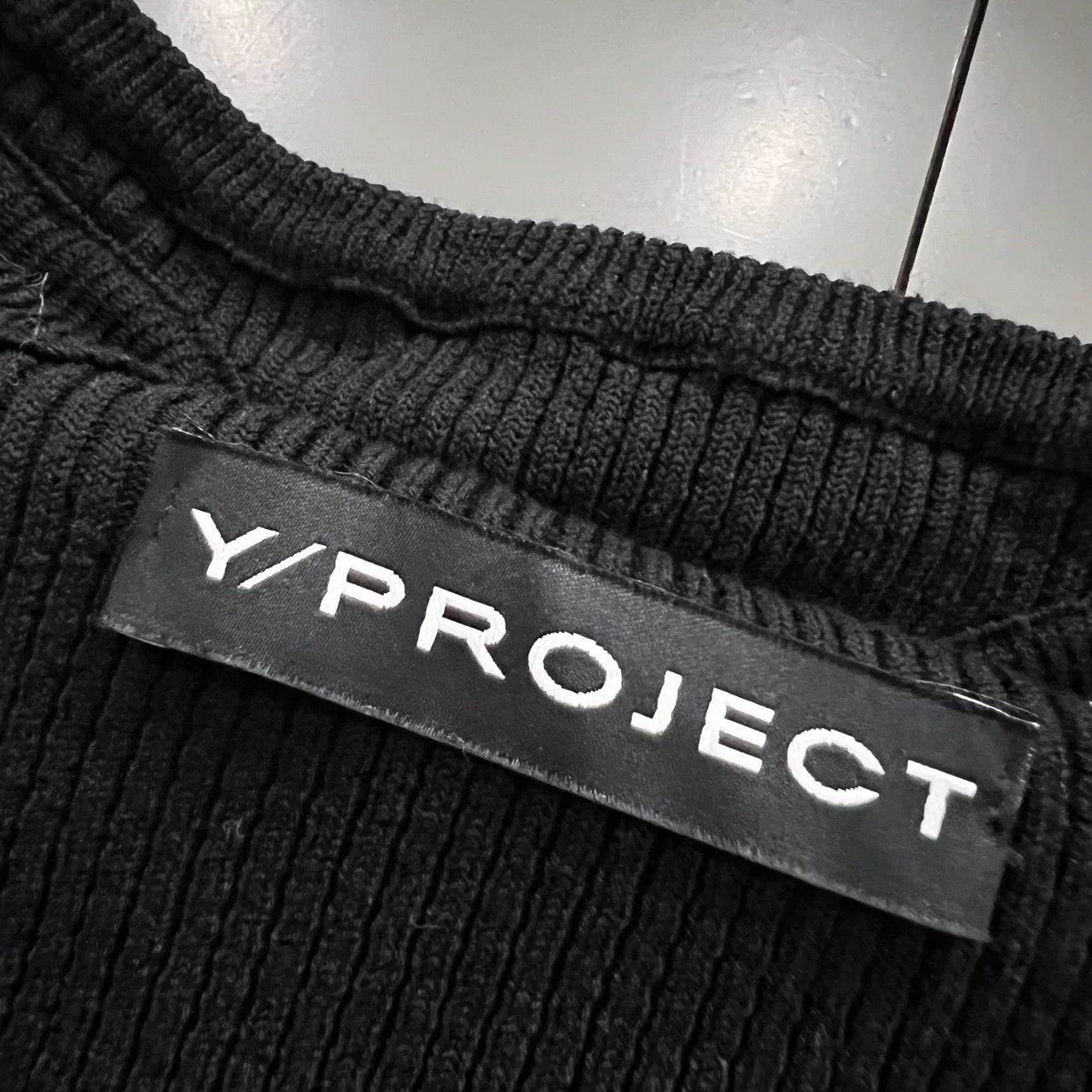 Y/Project Y/PROJECT Black Sleeveless Knit Dress FR36 Size XS / US 0-2 / IT 36-38 - 2 Thumbnail