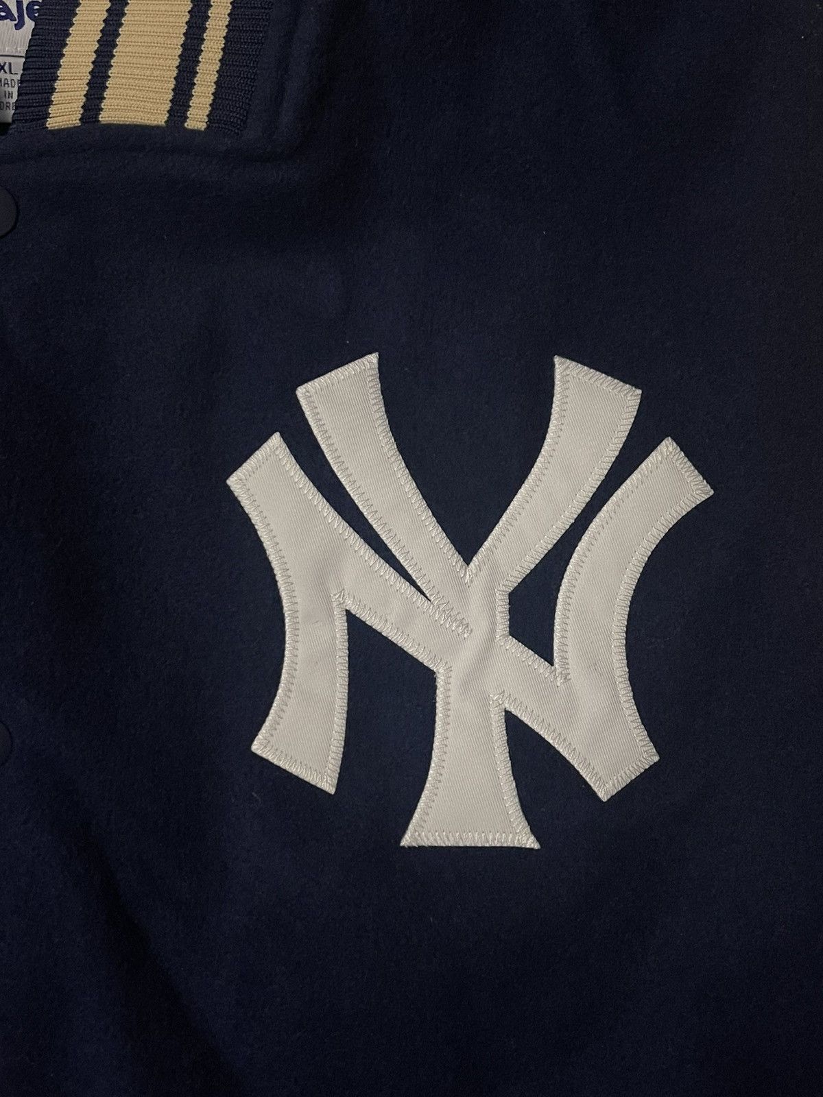 MLB Vintage New York Yankees Varsity Jacket Size US XL / EU 56 / 4 - 3 Thumbnail
