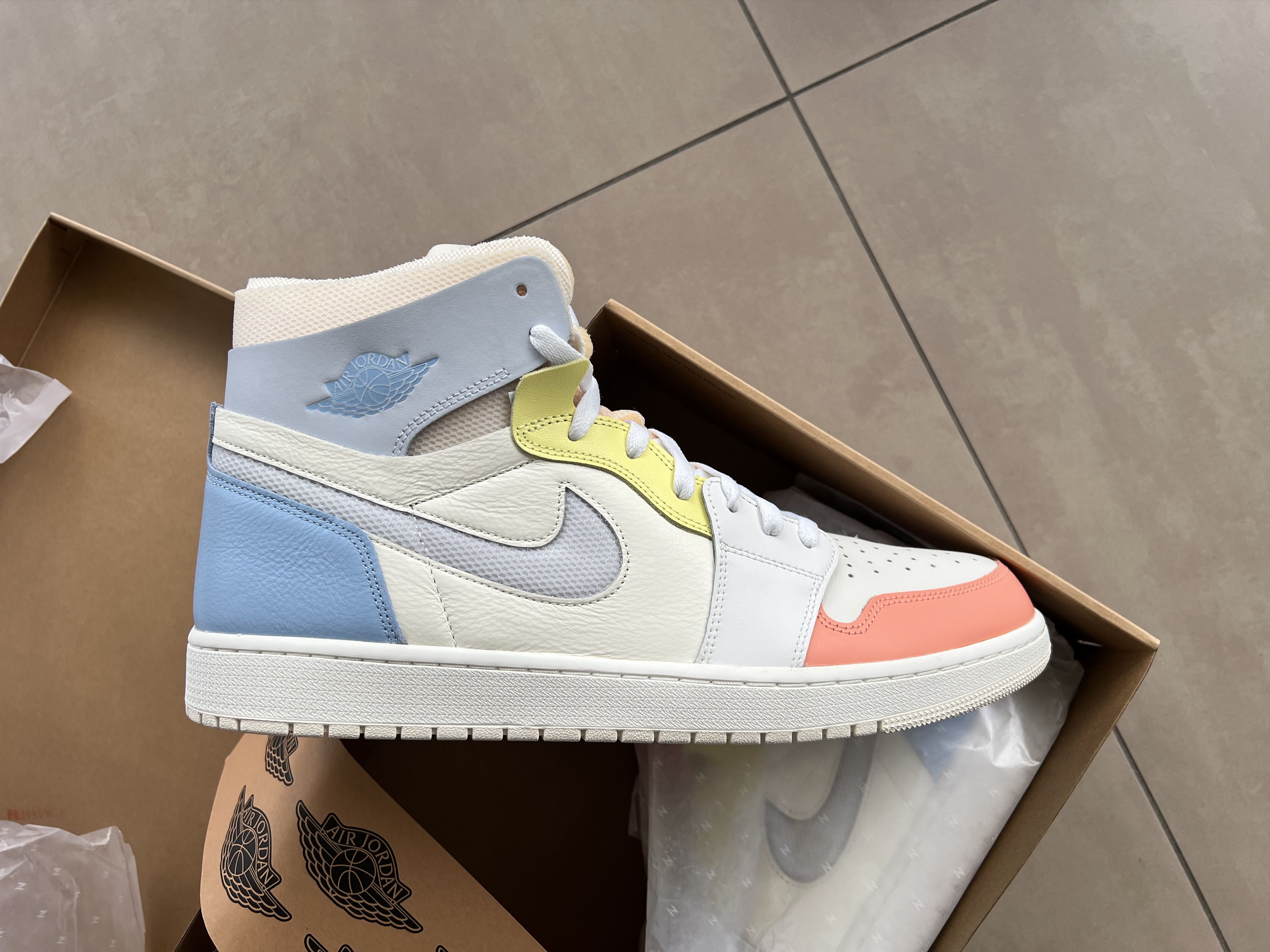 Nike AIR JORDAN 1 ZOOM AIR US 16 DJ6910 100 SAIL/WHITE-LT ZITRON Size US 15 / EU 48 - 1 Thumbnail