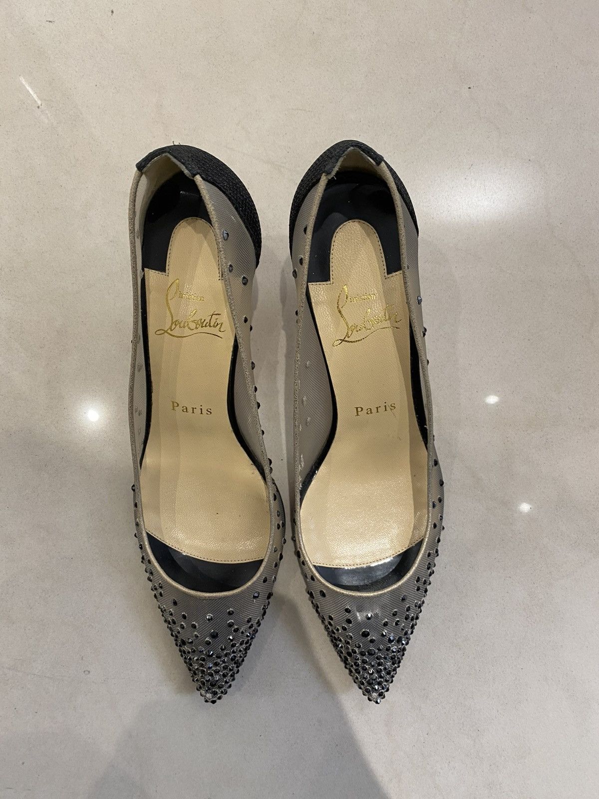 Christian Louboutin Christian Louboutin Crystals Embellished High Heel Size36.5 Size US 6.5 / IT 36.5 - 6 Thumbnail